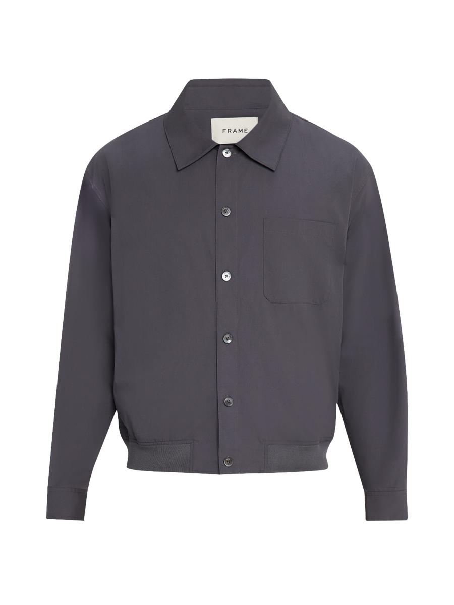 Frame Cotton Shirt Jacket | Saks Fifth Avenue