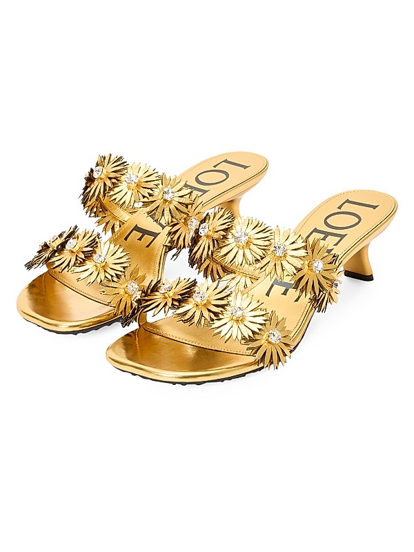 Shop LOEWE LOEWE x Paula's Ibiza Petal Flower 45MM Leather Shop LOEWE LOEWE x Paula's Ibiza Petal Flower 45MM Leather