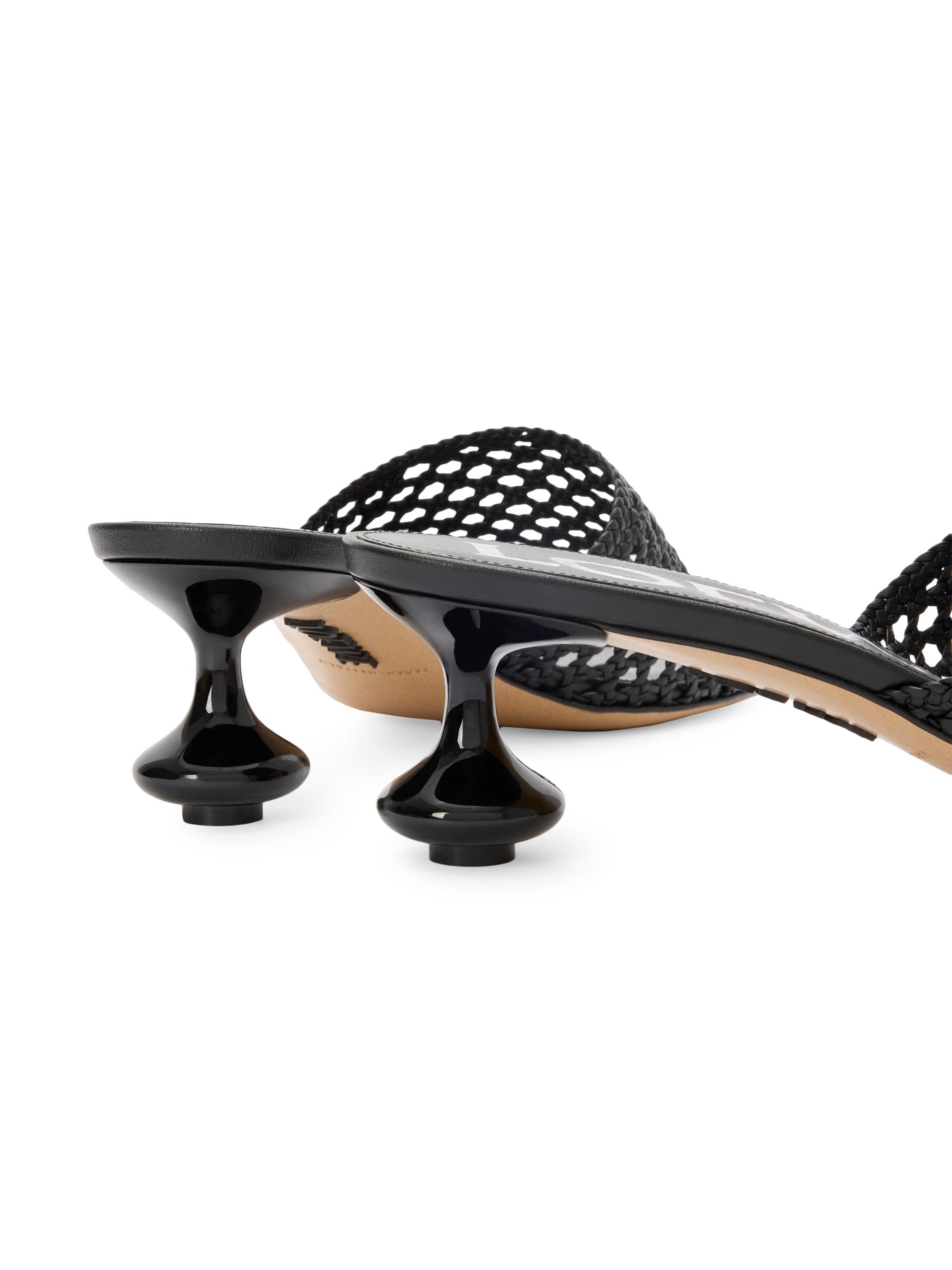 LOEWE LOEWE x Paula's Ibiza Toy 45MM Mesh-Leather Sandals