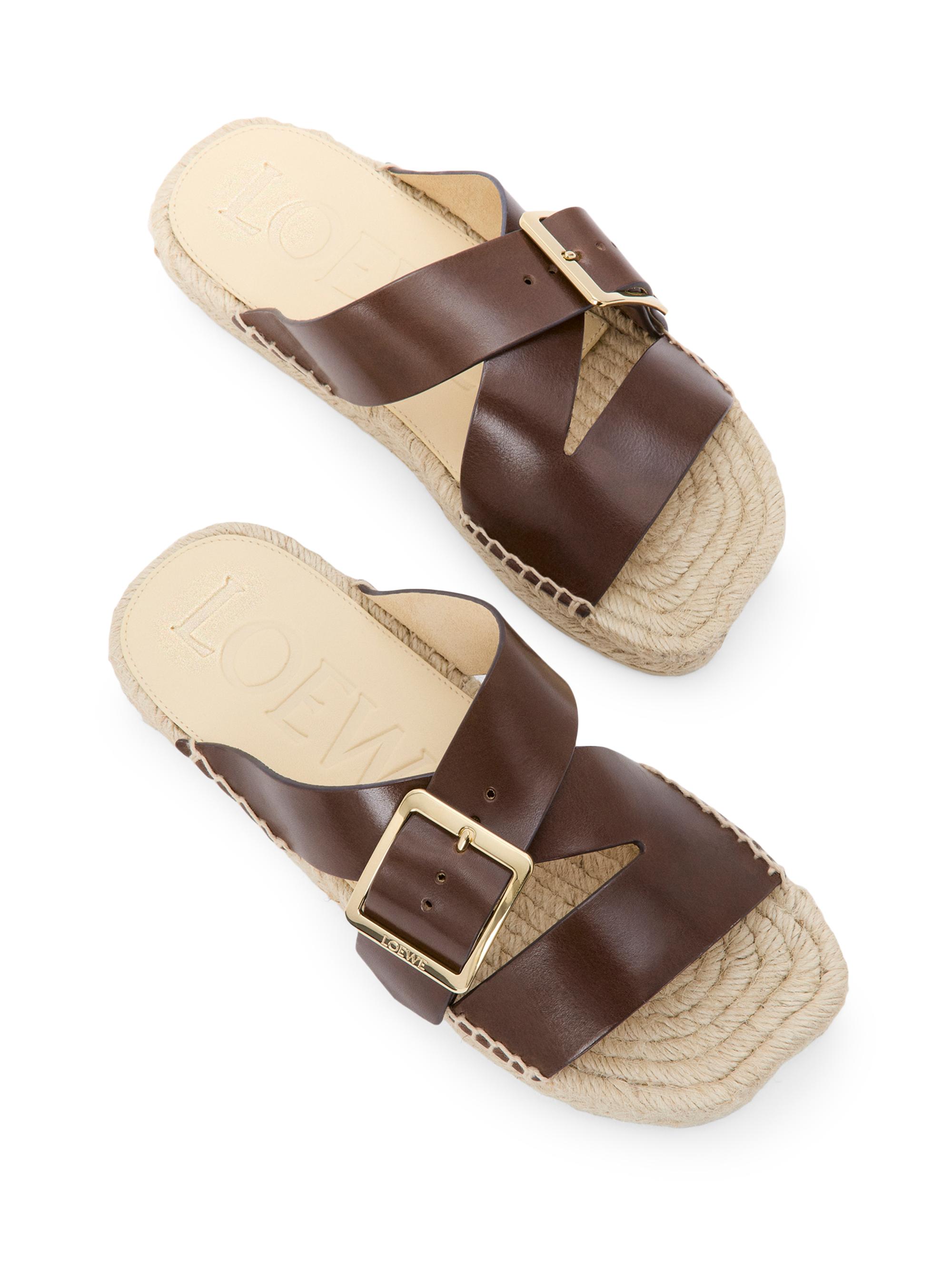 LOEWE LOEWE x Paula's Ibiza Petal Woven Leather Espadrilles | Saks