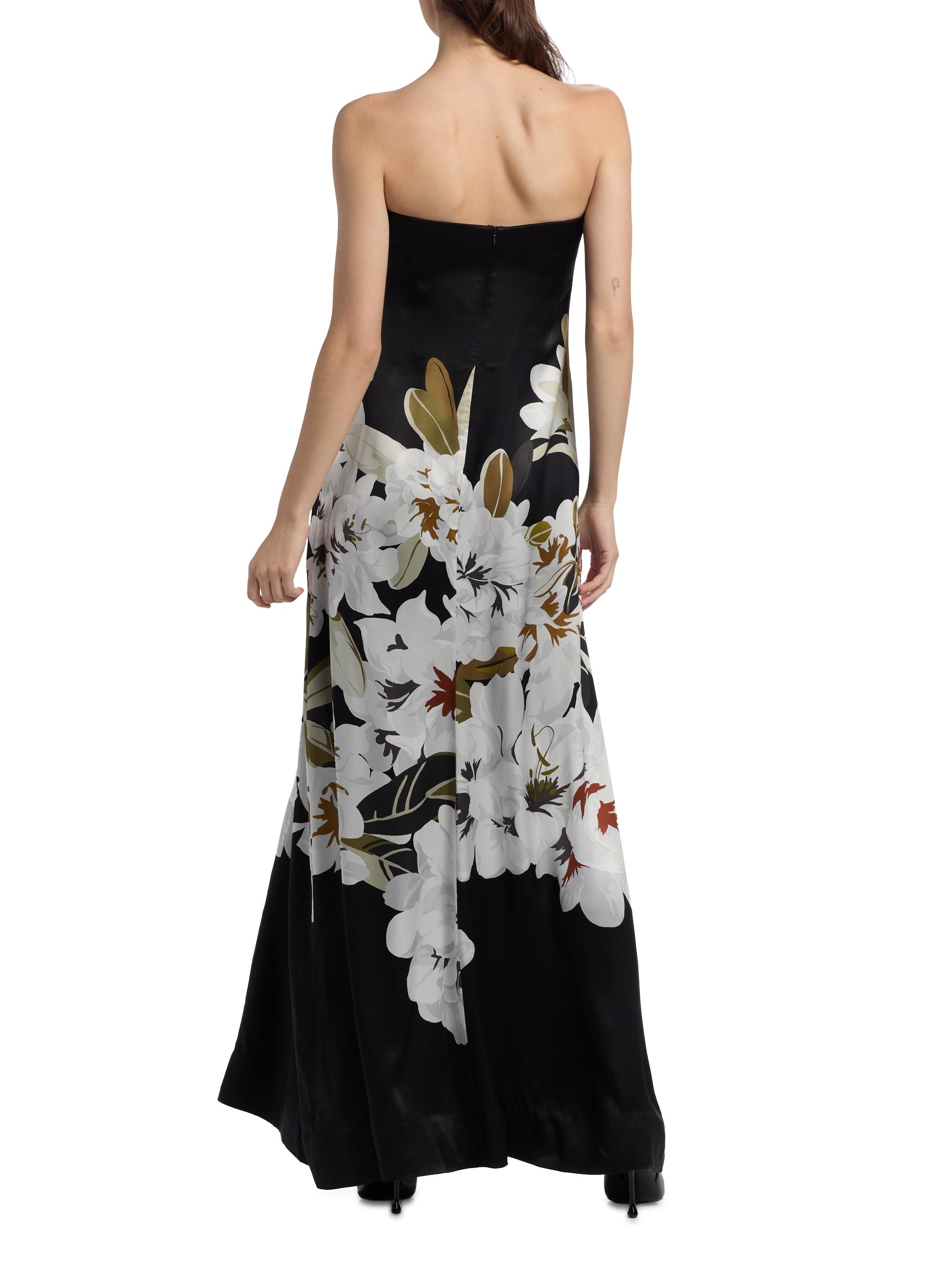 Adam Lippes Marais Floral Silk Charmeuse Dress | Saks Fifth Avenue