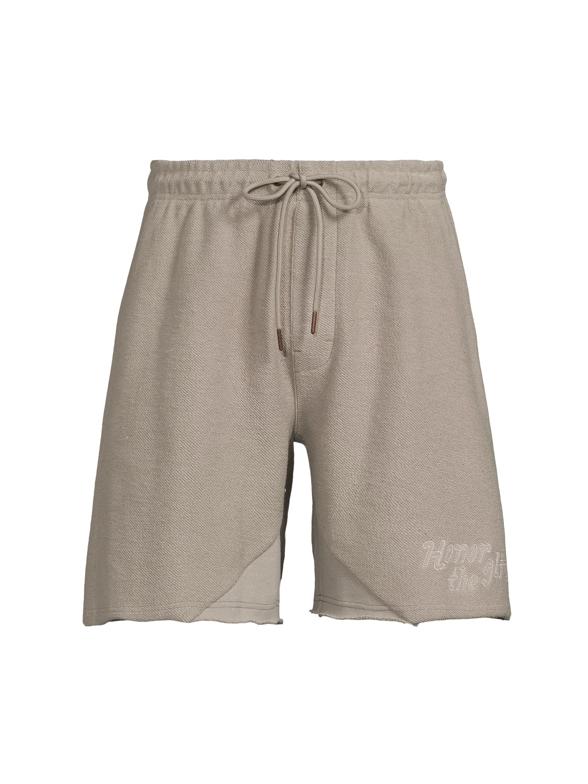 Honor The Gift Men's Block Party Reverse Terry Shorts - Stone