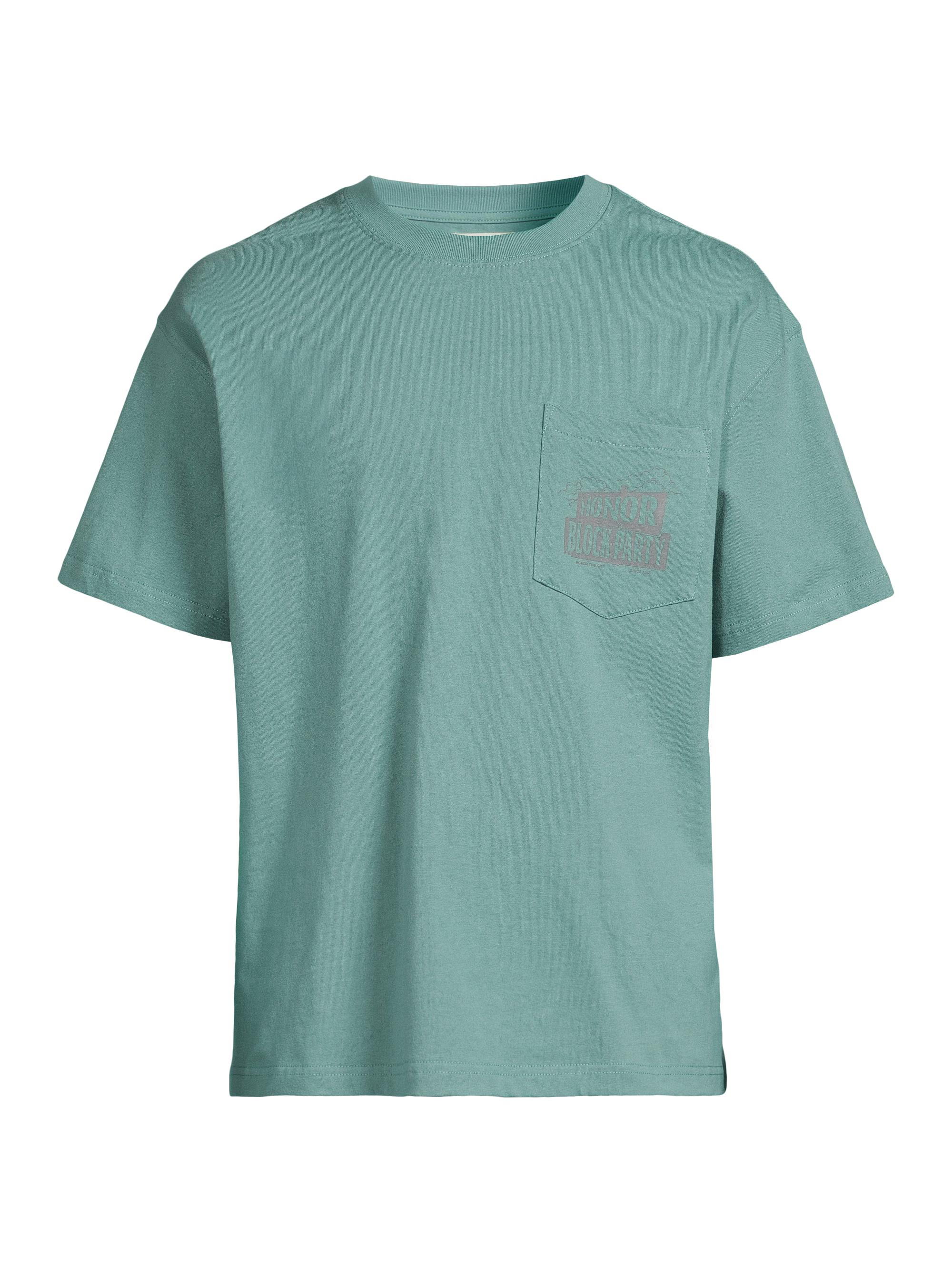 Honor The Gift Men's 88 Block Cotton T-Shirt - Green