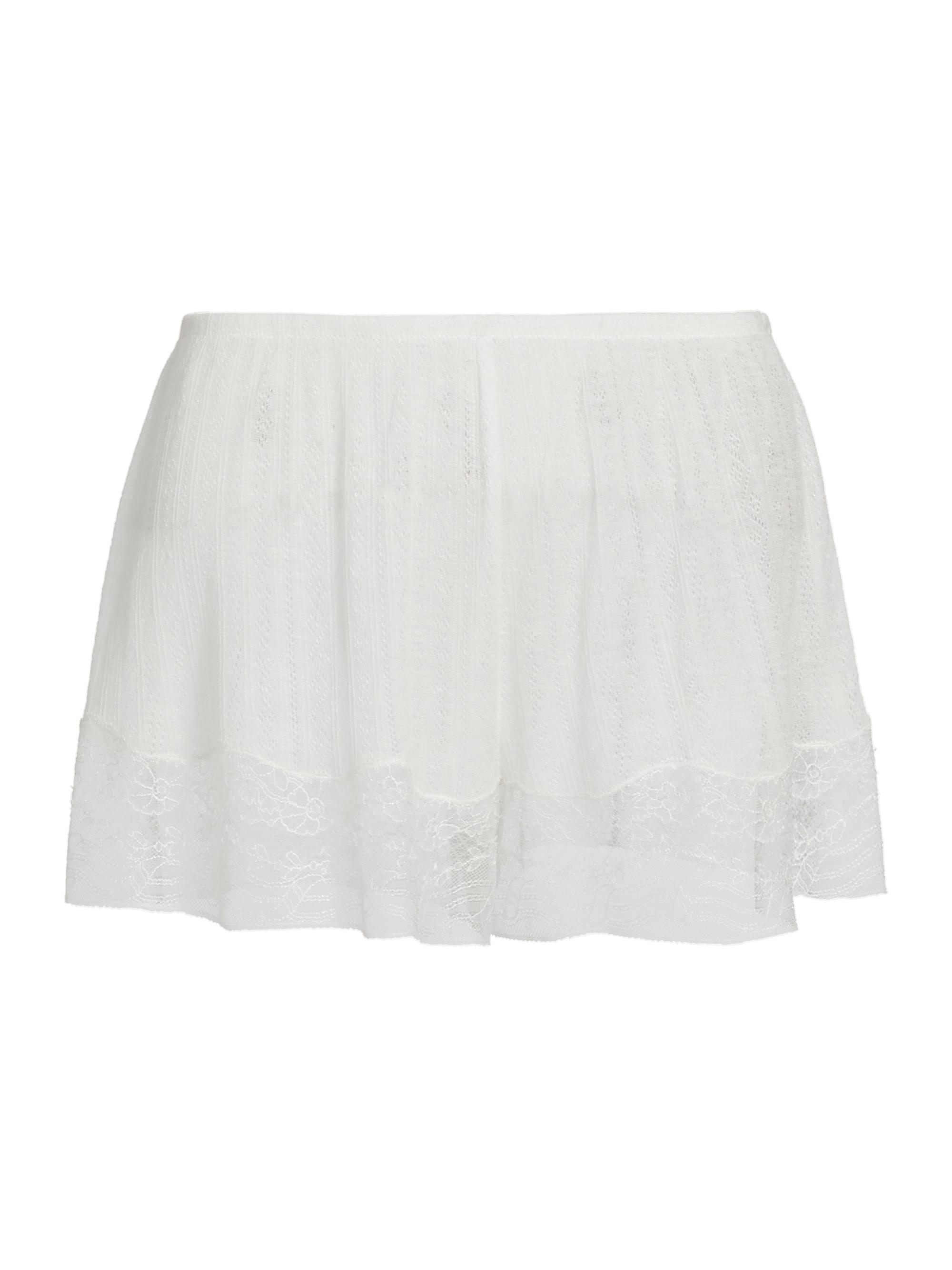Kiki de Montparnasse Women's Pointelle-Knit Lace Shorts -