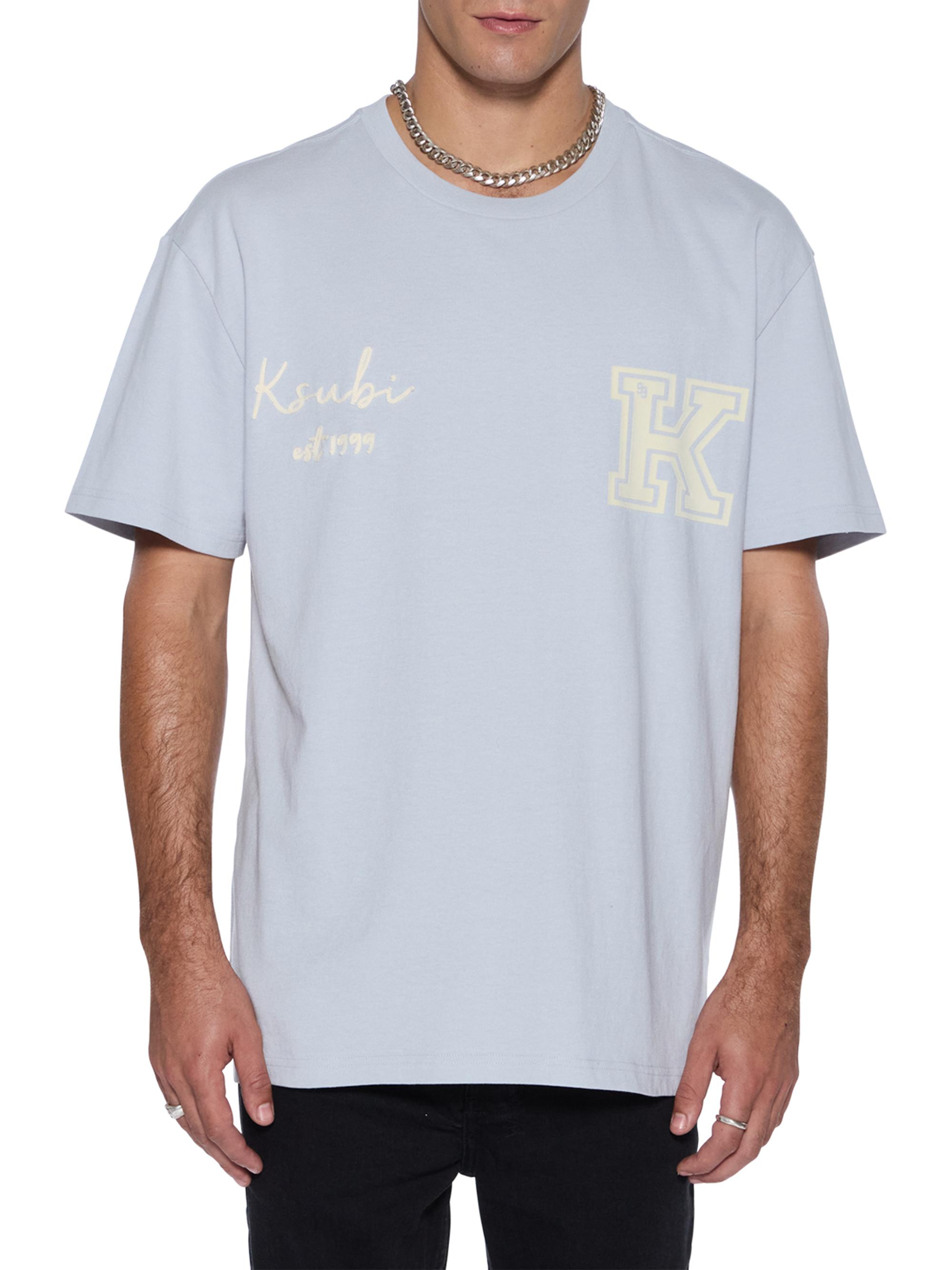 Ksubi Men's Salud Biggie Logo T-Shirt - Blue