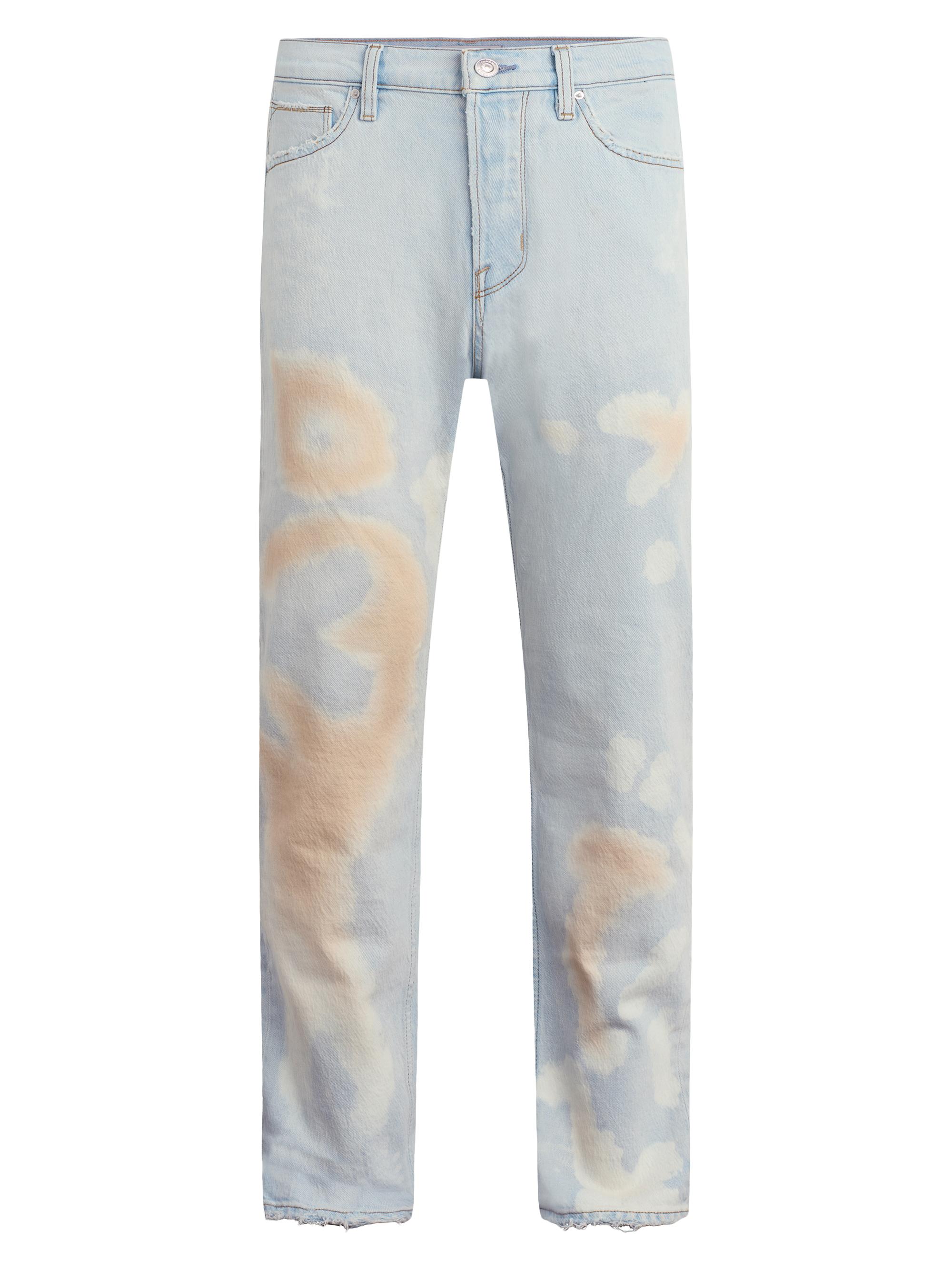 Hudson Jeans Men's Wes Classic Bleached Cloud Straight-Leg Jeans - Bleached Cloud