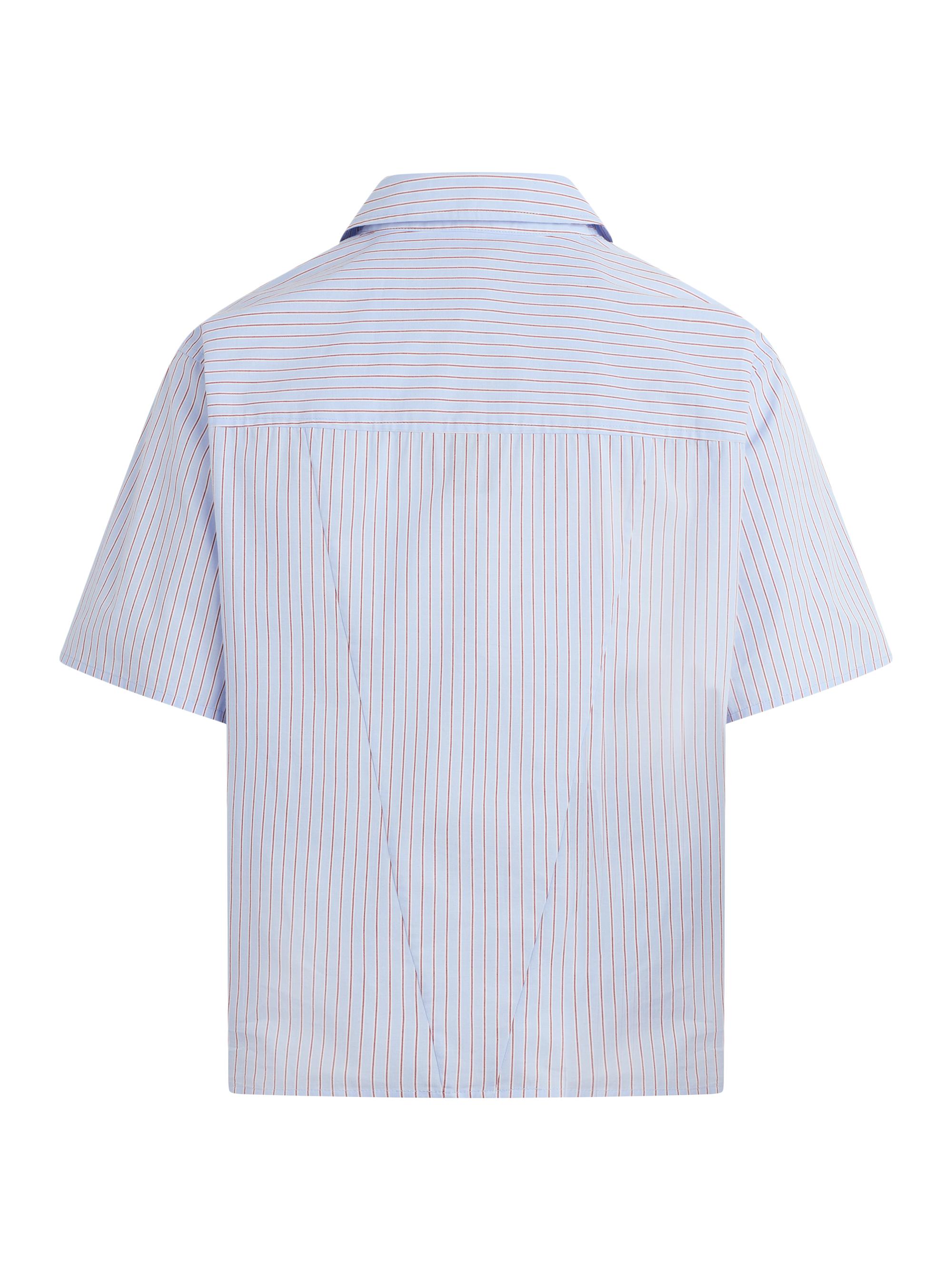 Hudson Jeans Rex Striped Cotton Poplin Shirt | Saks Fifth Avenue