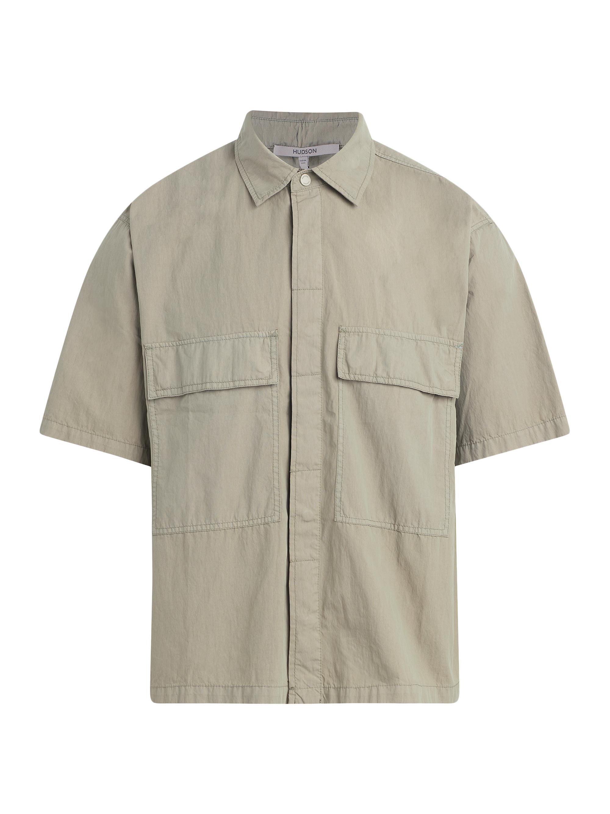 Hudson Jeans Men's Cotton-Nylon Utility Shirt - Cactus