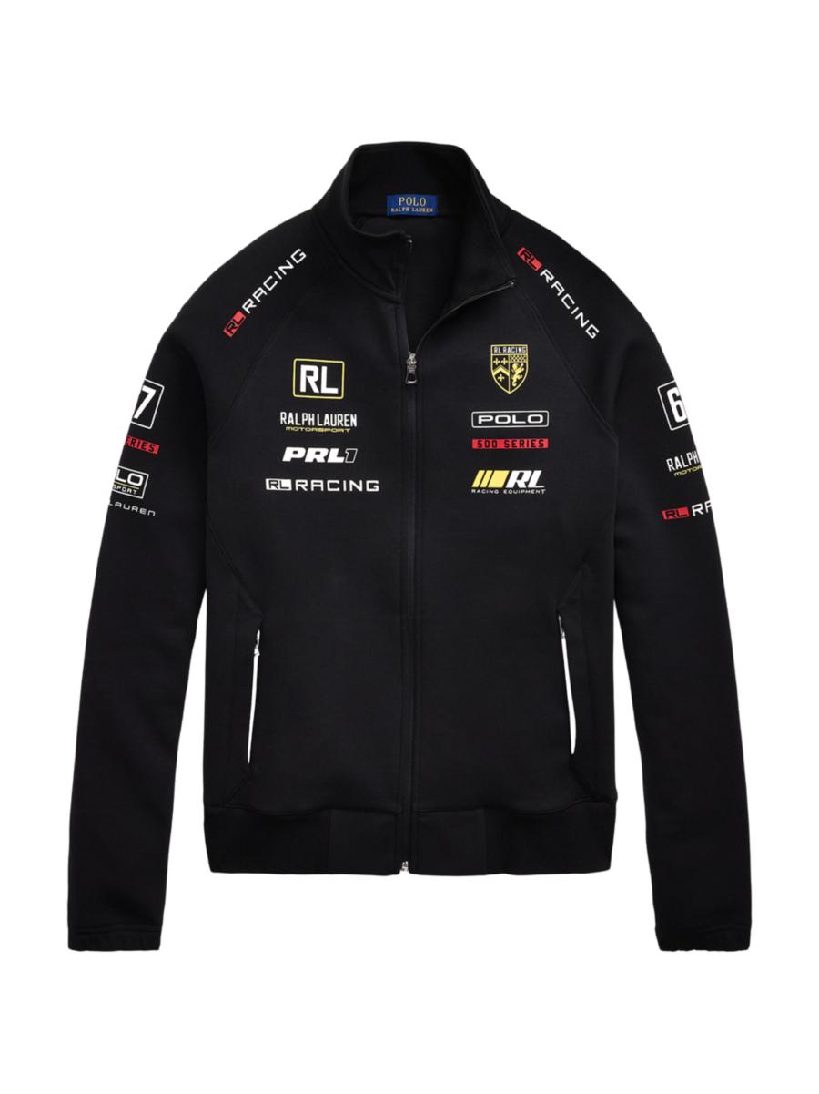 POLO Ralph Lauren アウター M Polo Ralph Lauren Stretch Double-Knit Graphic Track Jacket