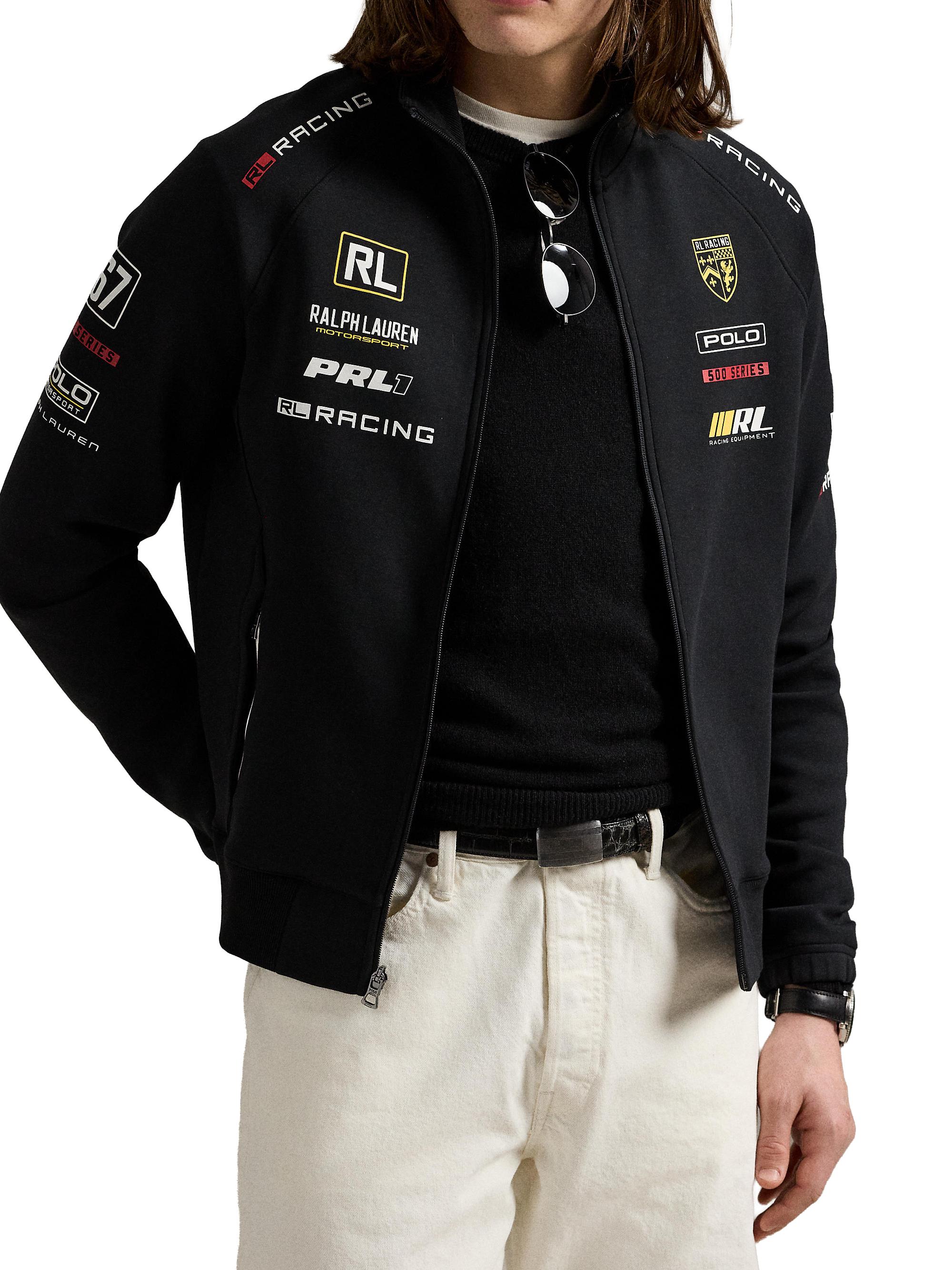 Polo Ralph Lauren Stretch Double-Knit Graphic Track Jacket