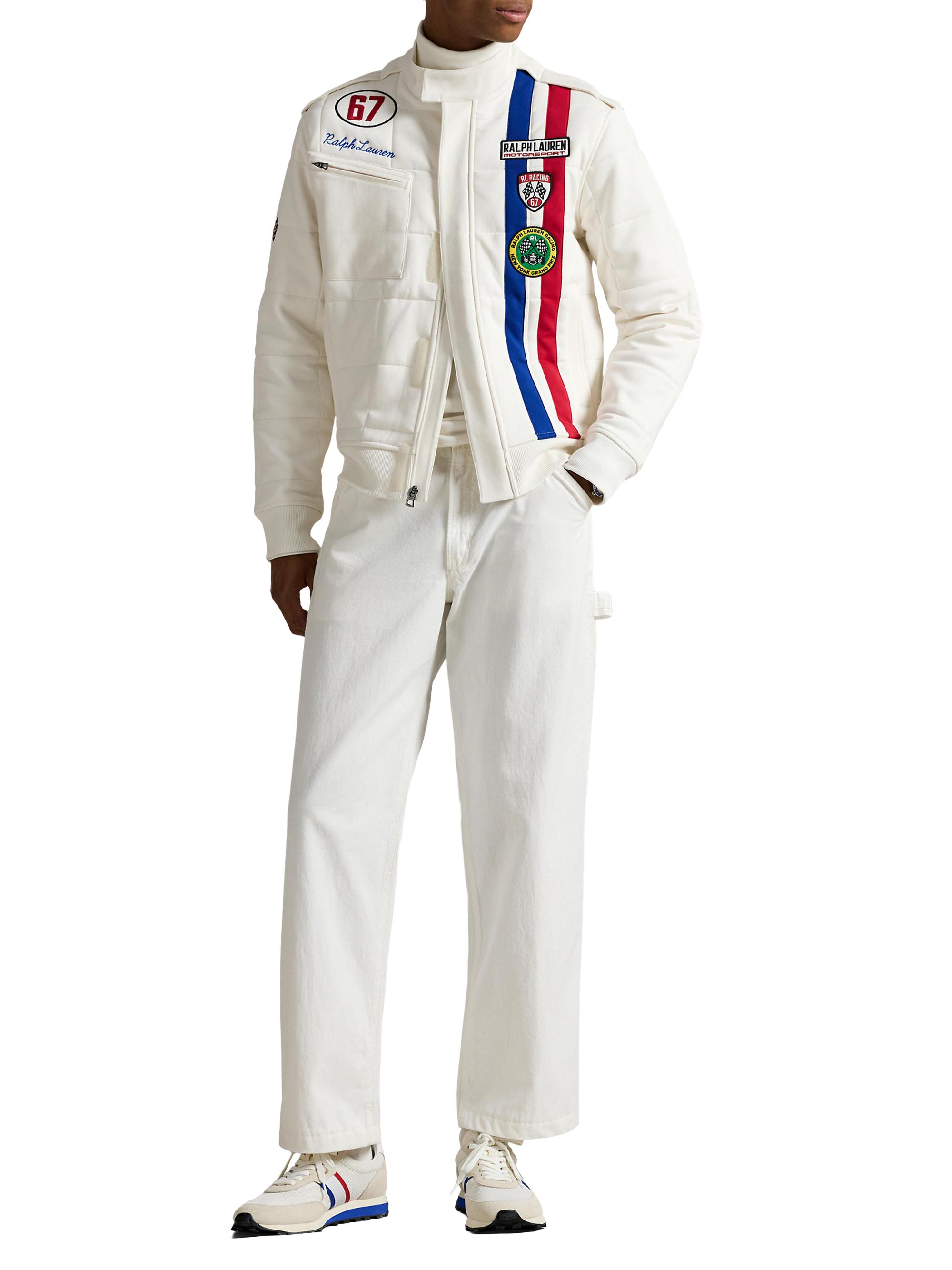 ポロラルフローレン Double Knit Racing Jacket 真贋済み ストレッチ