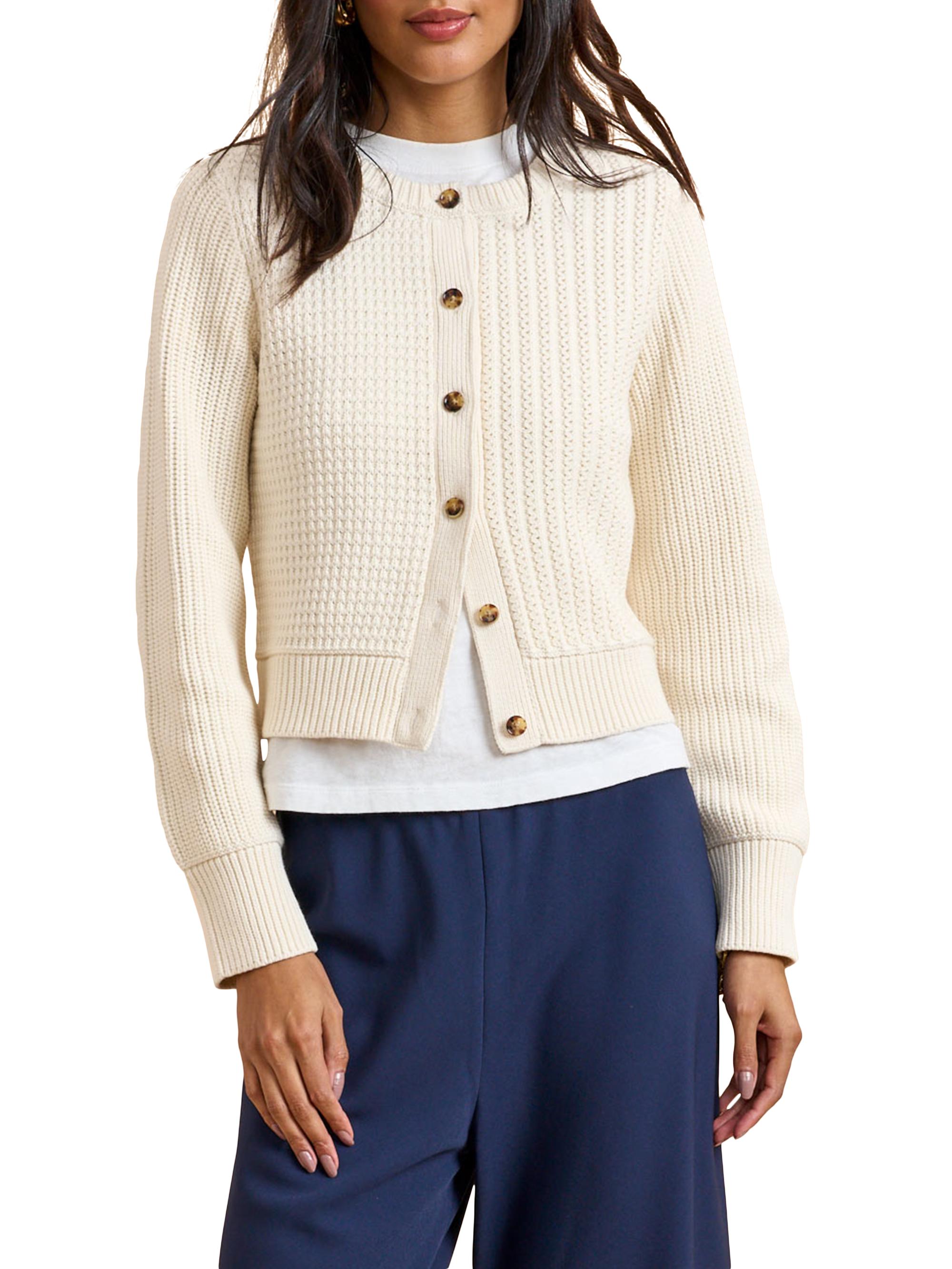 La Ligne Women's Theo Cardigan - Cream