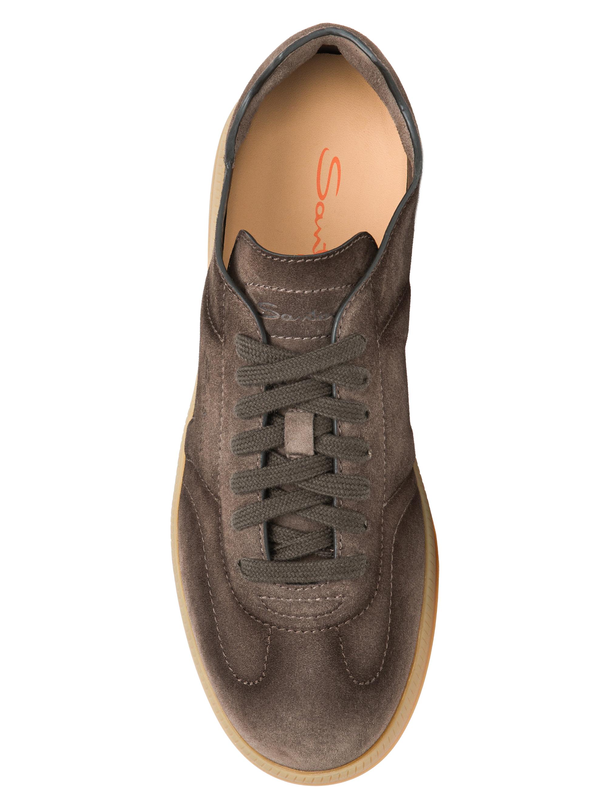 Santoni Oly Cube Suede Padded Sneakers | Saks Fifth Avenue