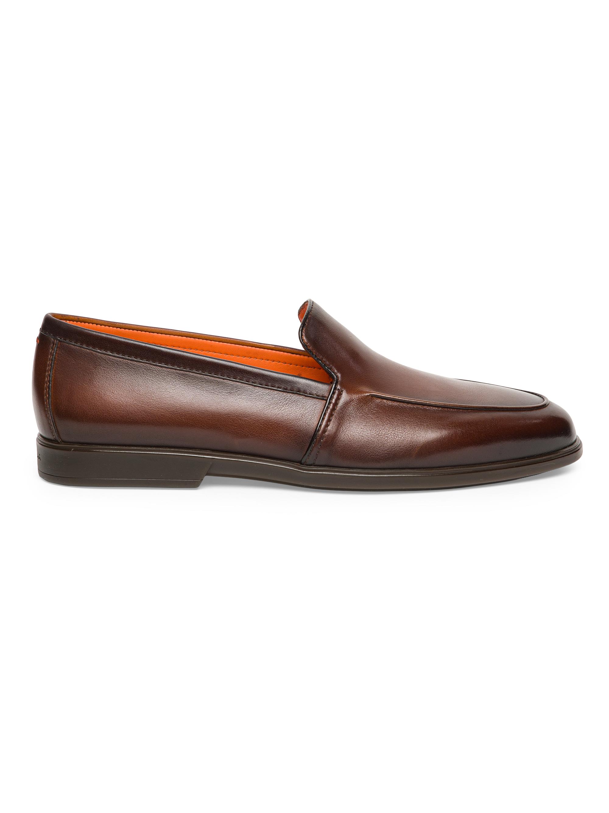 Santoni Burnished Suede Loafers | Saks Fifth Avenue