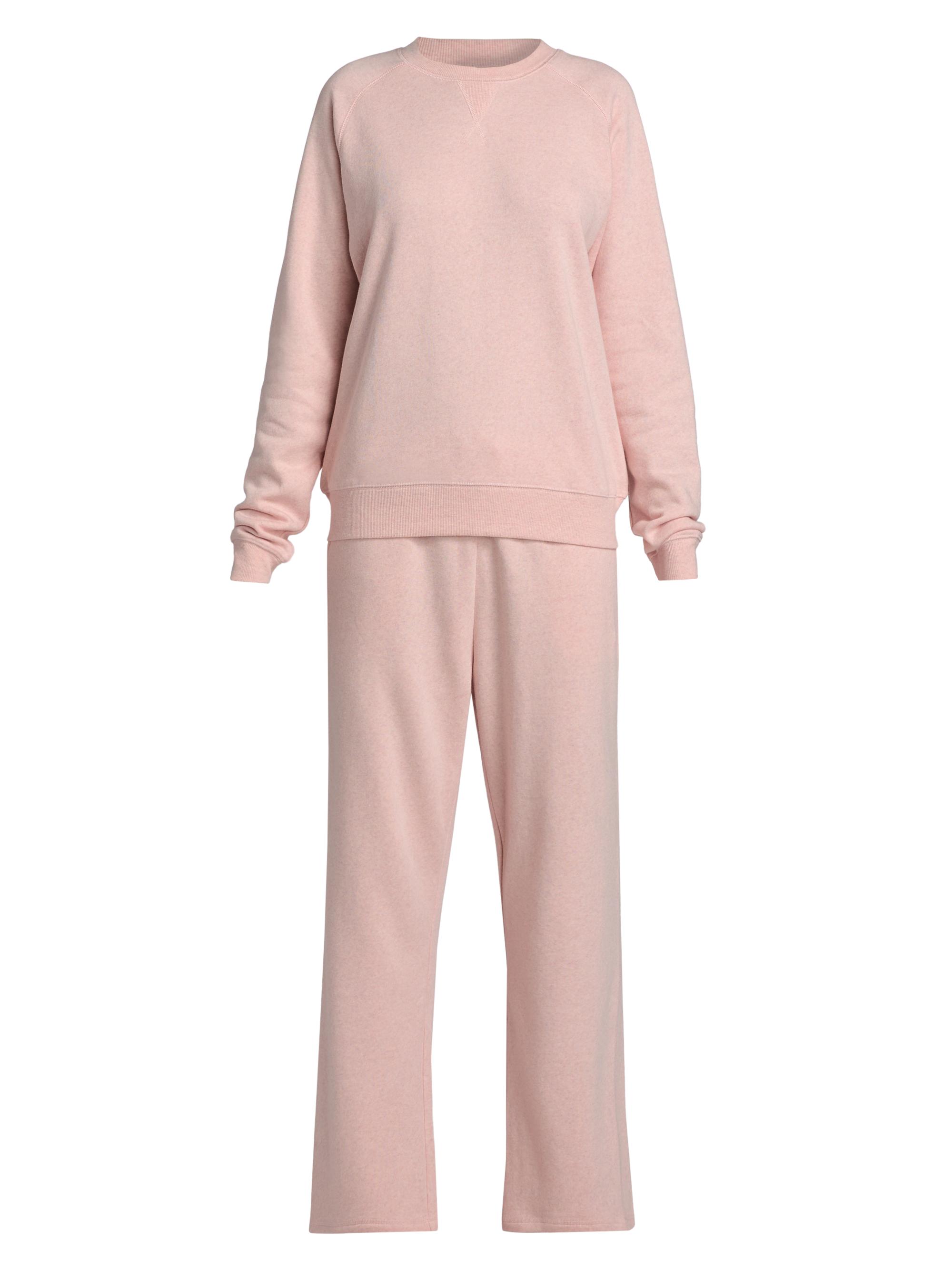 Papinelle Women's Do Not Disturb So Soft Fleecy Lounge Set -  Pink