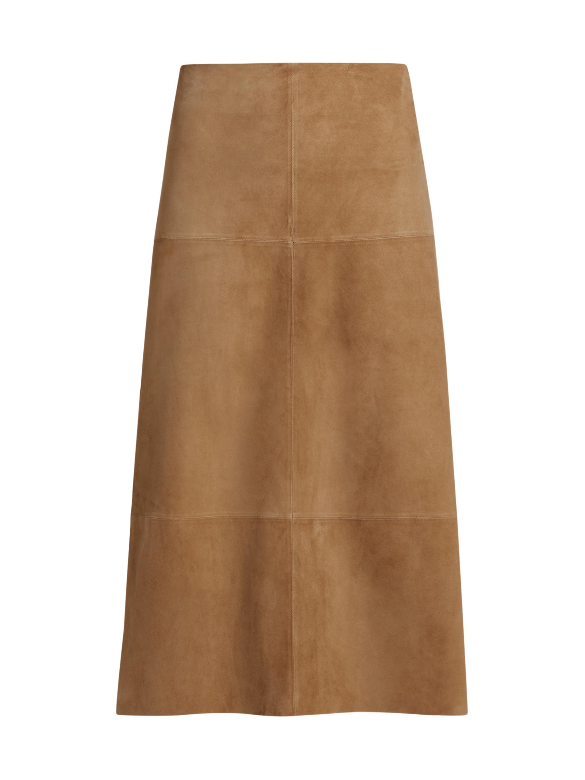 Proenza Schouler Women's Nadia Suede Midi-Skirt - Pony