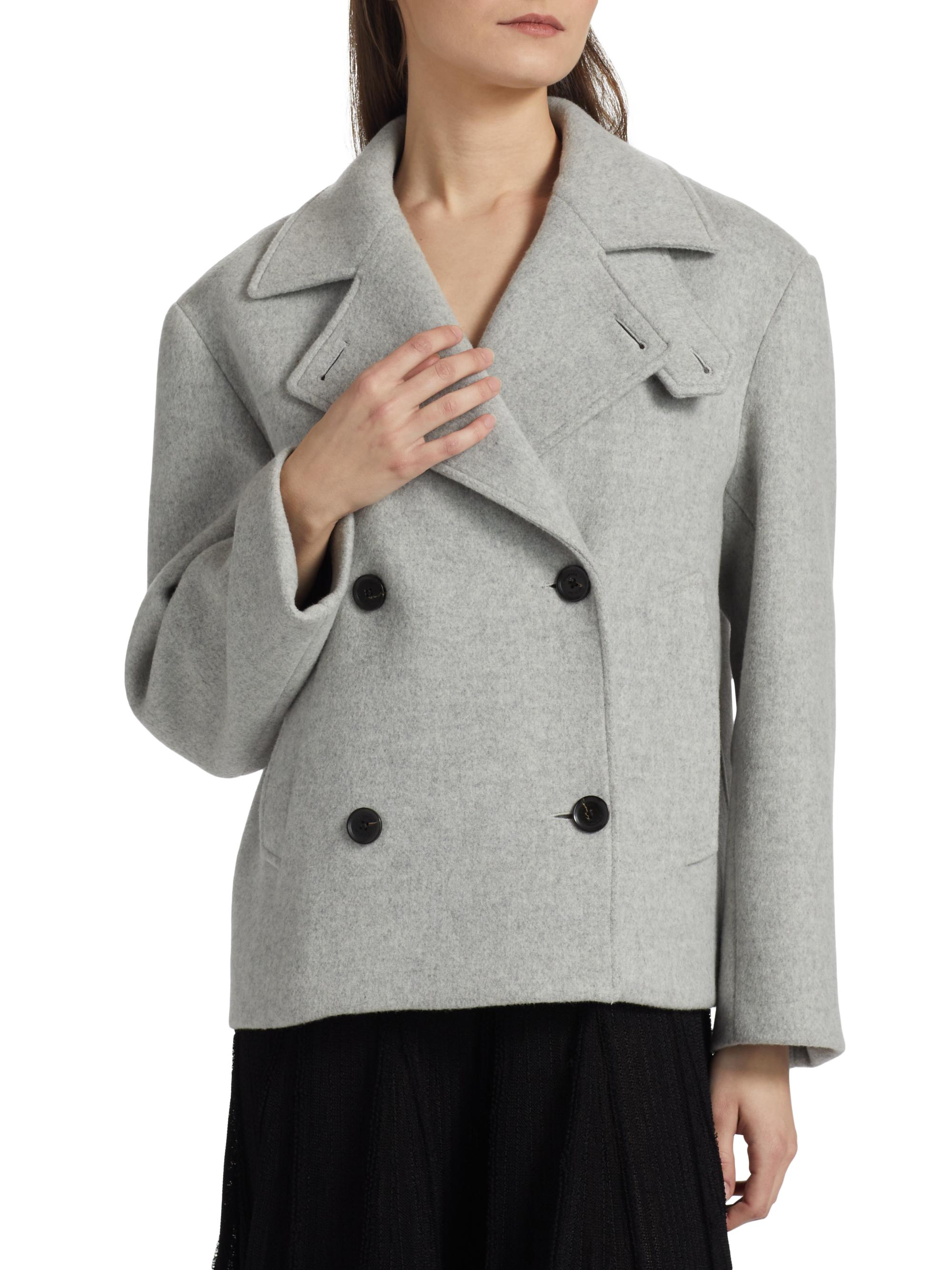 Proenza Schouler Nola Brushed Wool-Cashmere Jacket | Saks Fifth Avenue