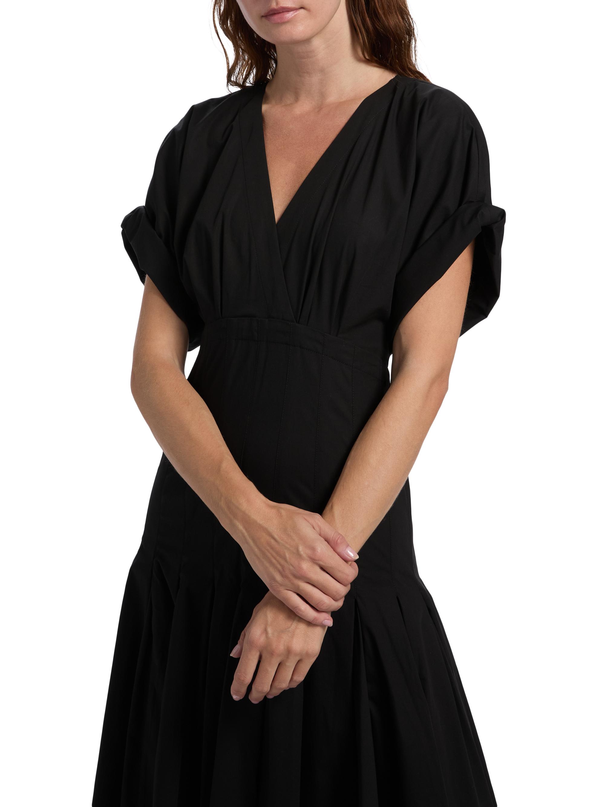 Proenza Schouler Ciara Poplin Midi-Dress | Saks Fifth Avenue