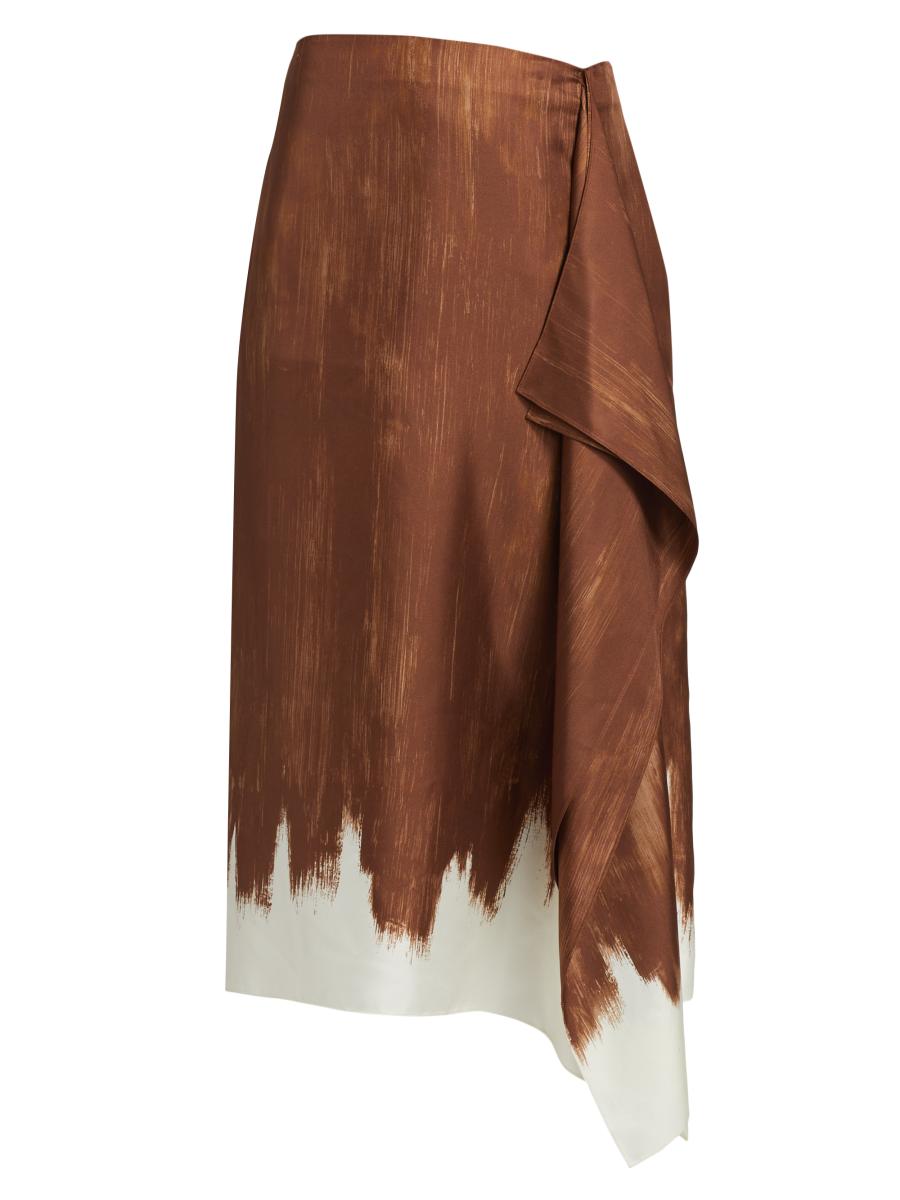 Proenza Schouler Amery Printed Twill Midi-Skirt | Saks Fifth Avenue