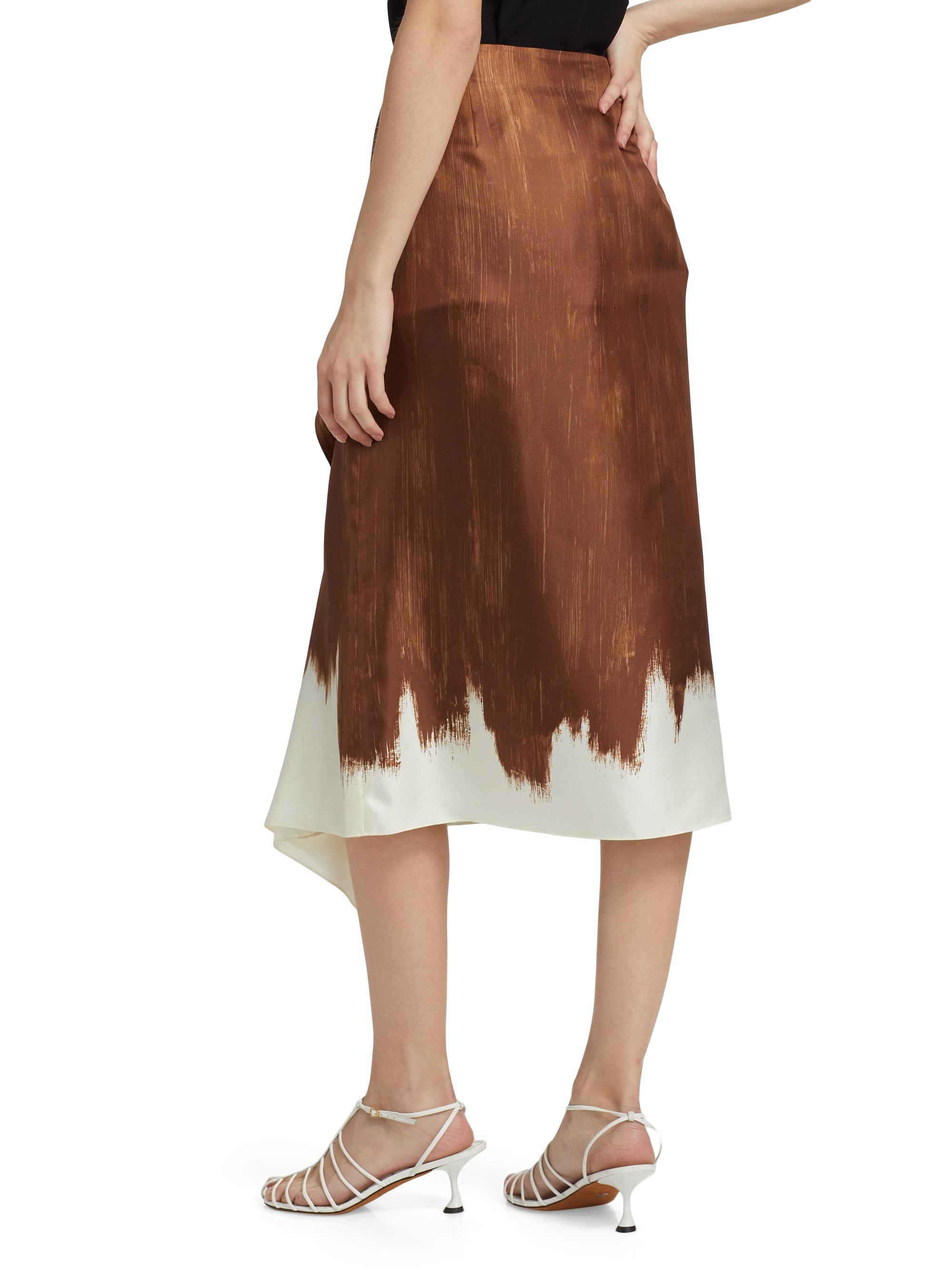 Proenza Schouler Amery Printed Twill Midi-Skirt | Saks Fifth Avenue
