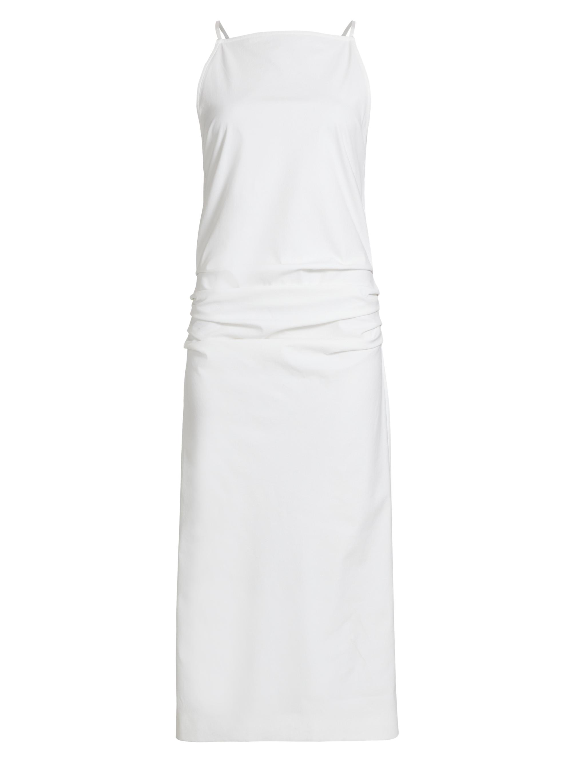 Proenza Schouler Women's Priya Cotton-Blend Sheath Midi-Dress - Off White
