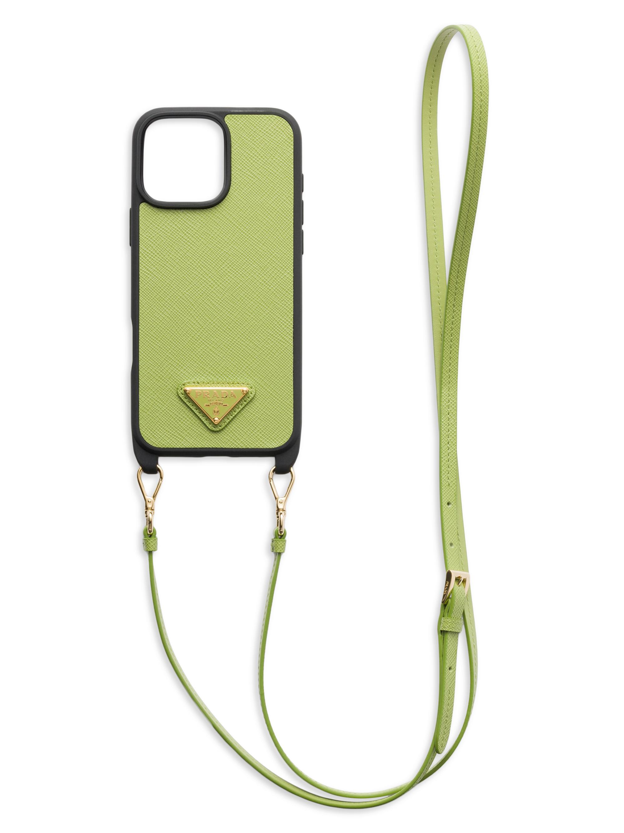 Prada Saffiano Leather Cover for iPhone 15 Pro Max | Saks Fifth Avenue