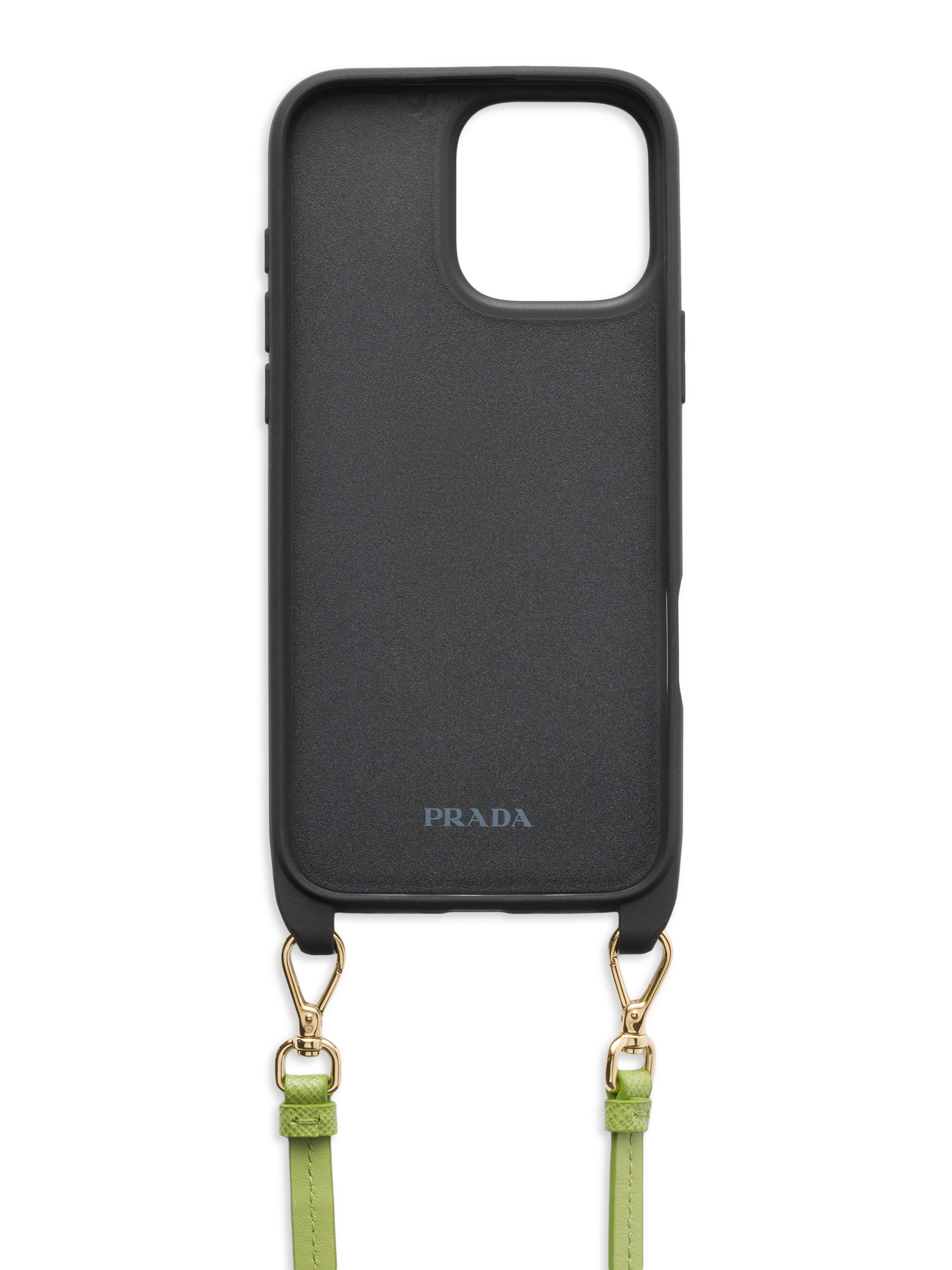 PRADA iPhone16Proケース Prada Saffiano Leather Case For Iphone 16 Pro Max | Saks Fifth Avenue