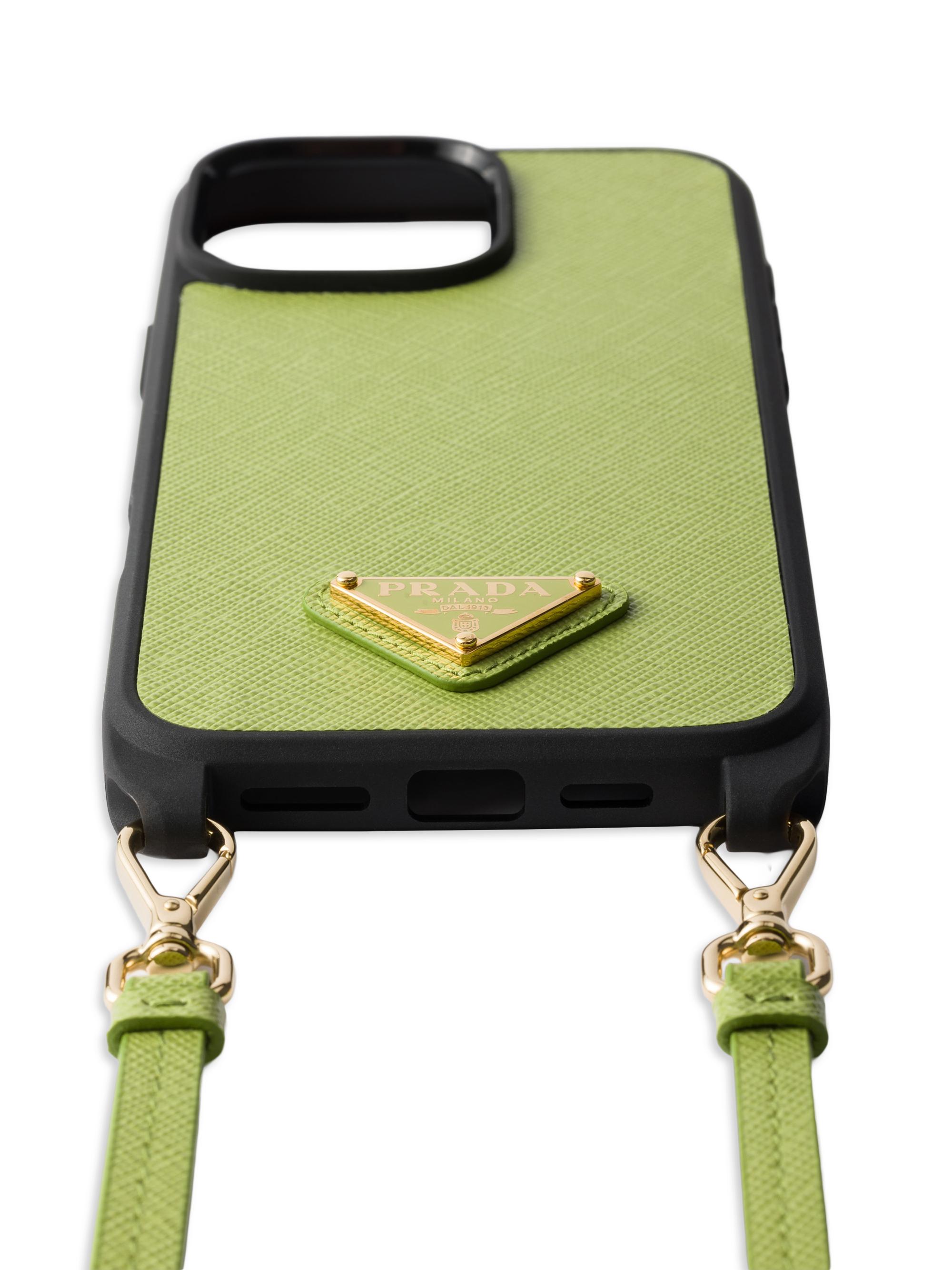 Prada Saffiano Leather Case for iPhone 16 Pro Max | Saks Fifth Avenue