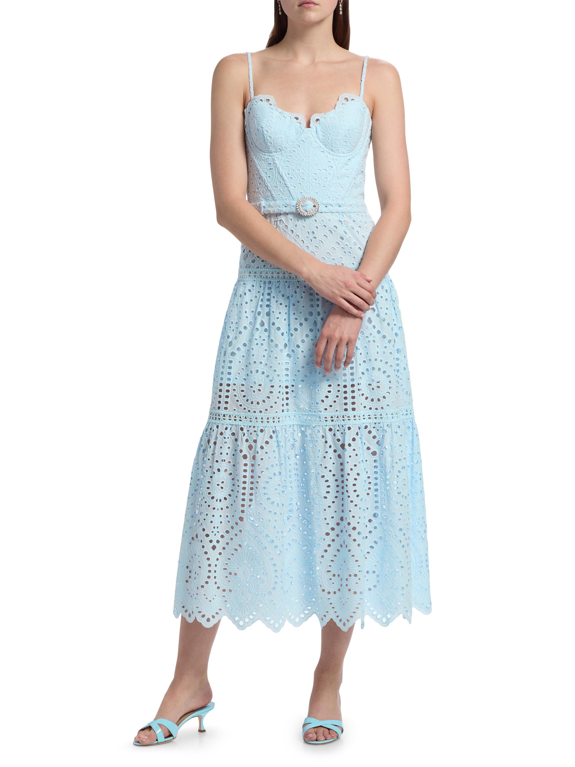 Generation Love Zuria Cotton Eyelet Maxi Dress | Saks Fifth Avenue