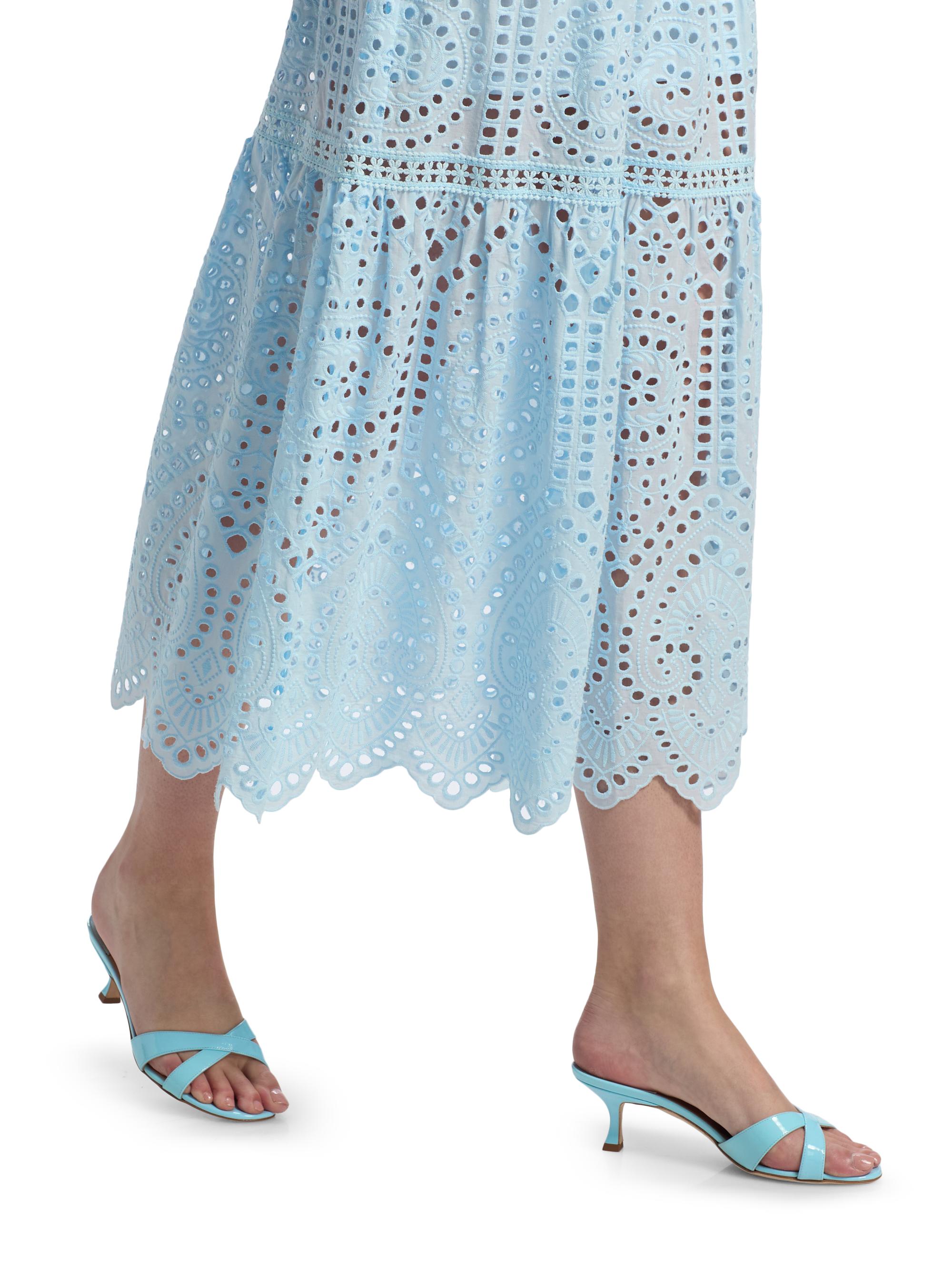 Generation Love Zuria Cotton Eyelet Maxi Dress | Saks Fifth Avenue