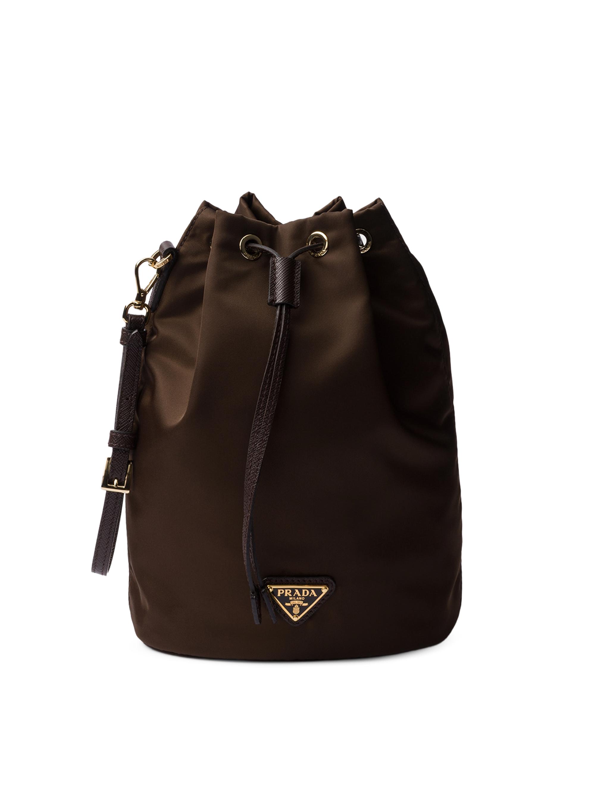 Prada Women's Re-Nylon Pouch - Dark Brown