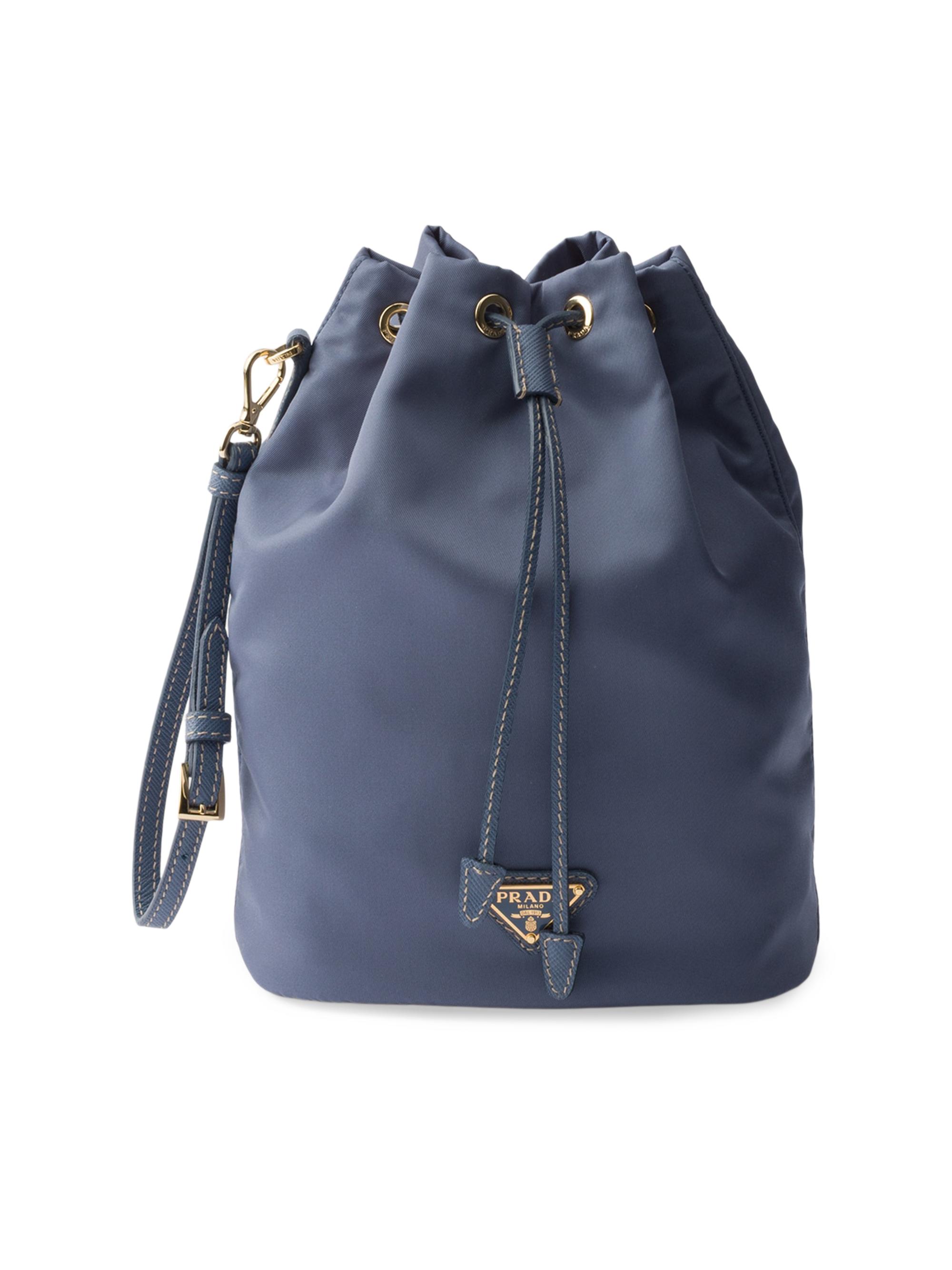 Prada Women's Re-Nylon Pouch Blue