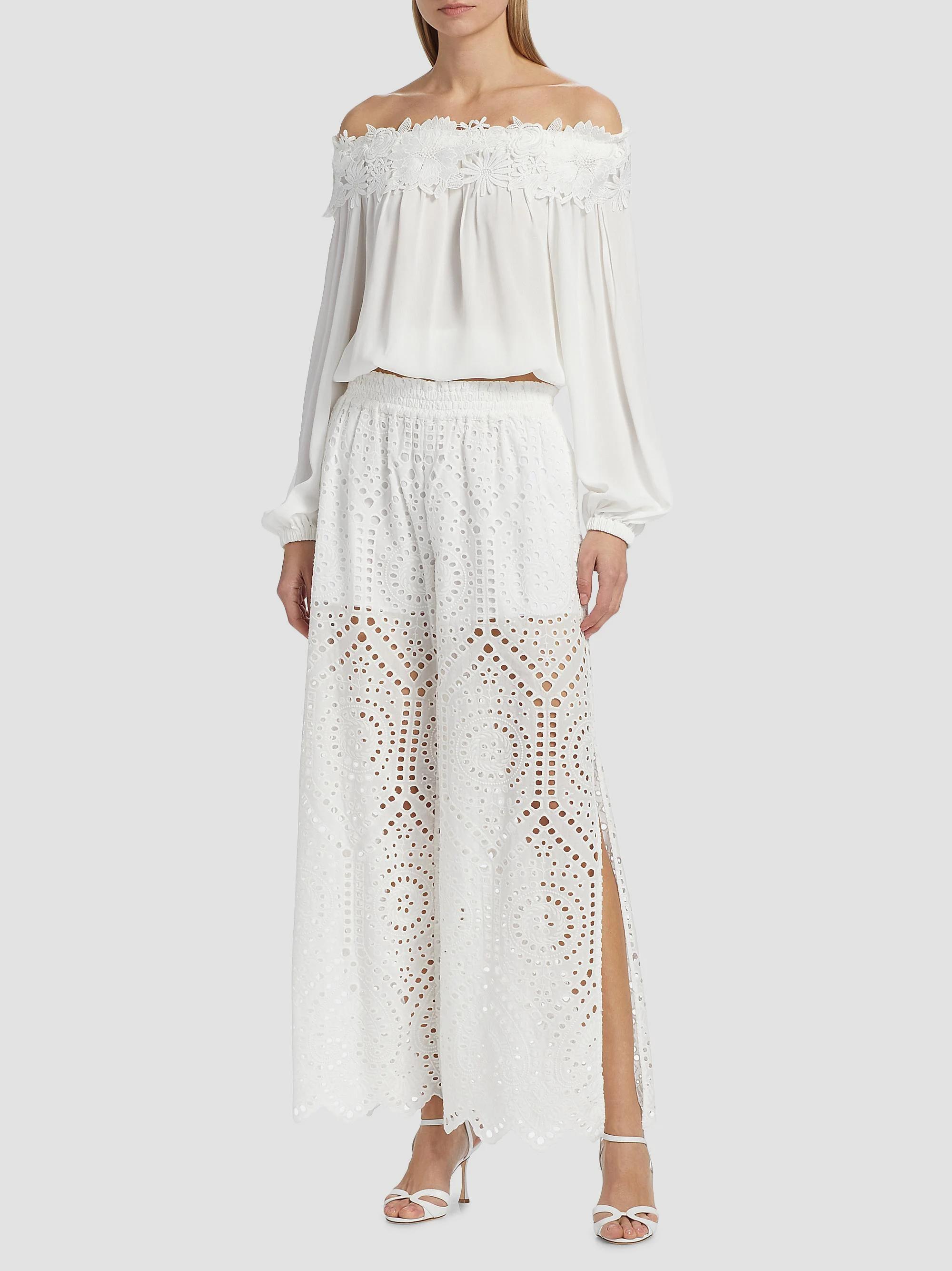 Merla Lace Off-the-Shoulder Blouse — Image 7