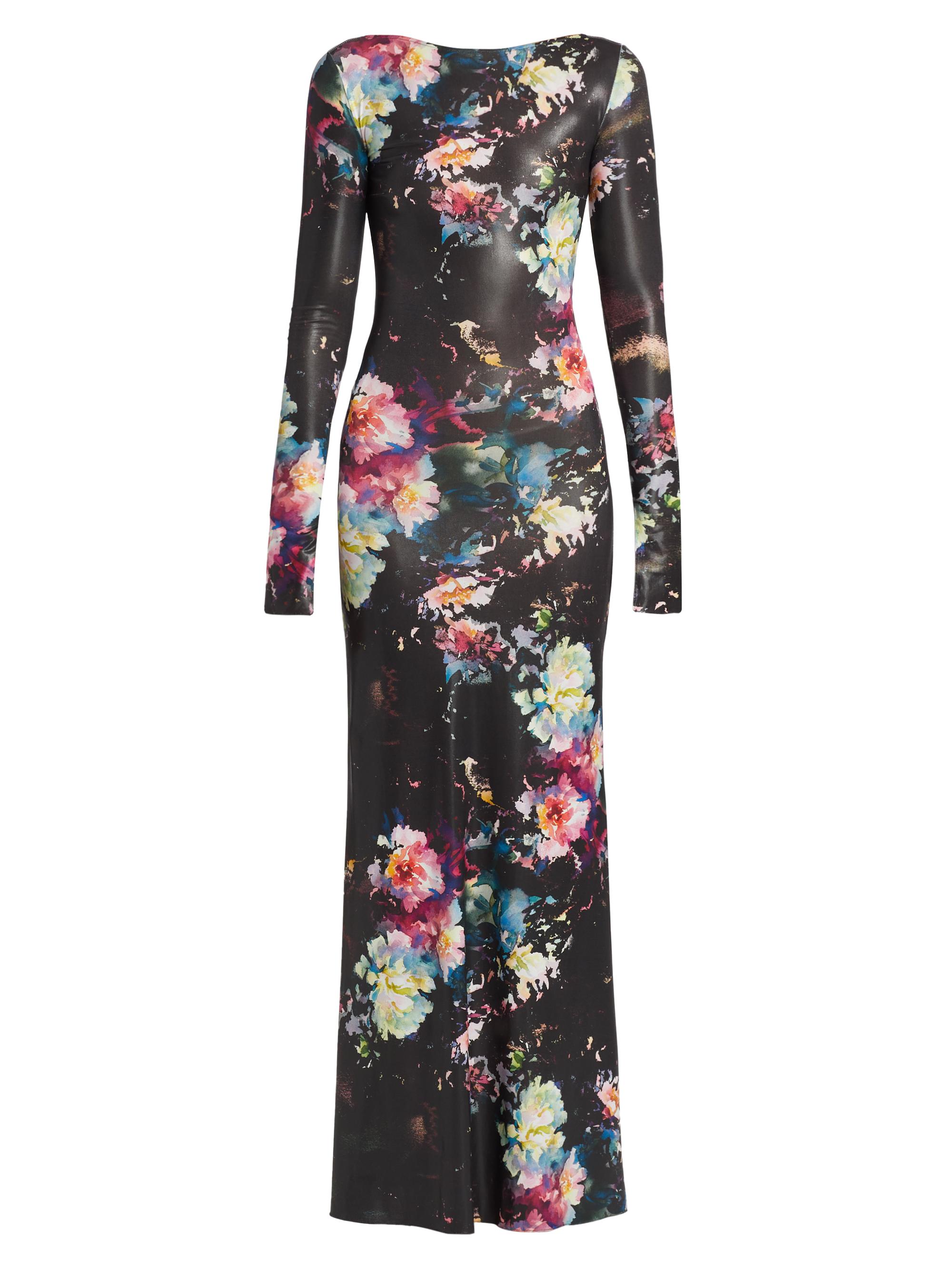 Floral Jersey Gown