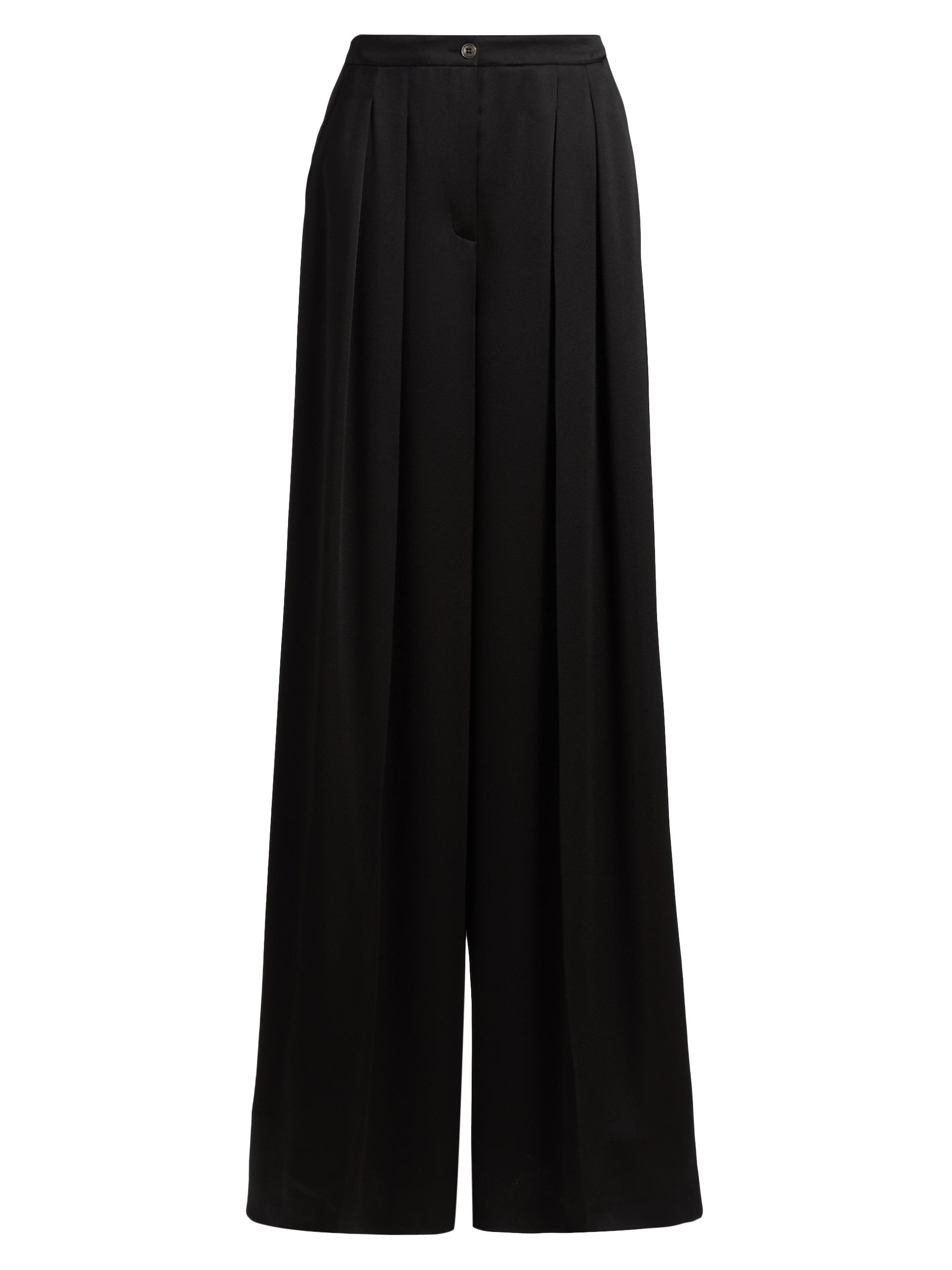 Saint Laurent Pants in Silk Satin | Saks Fifth Avenue