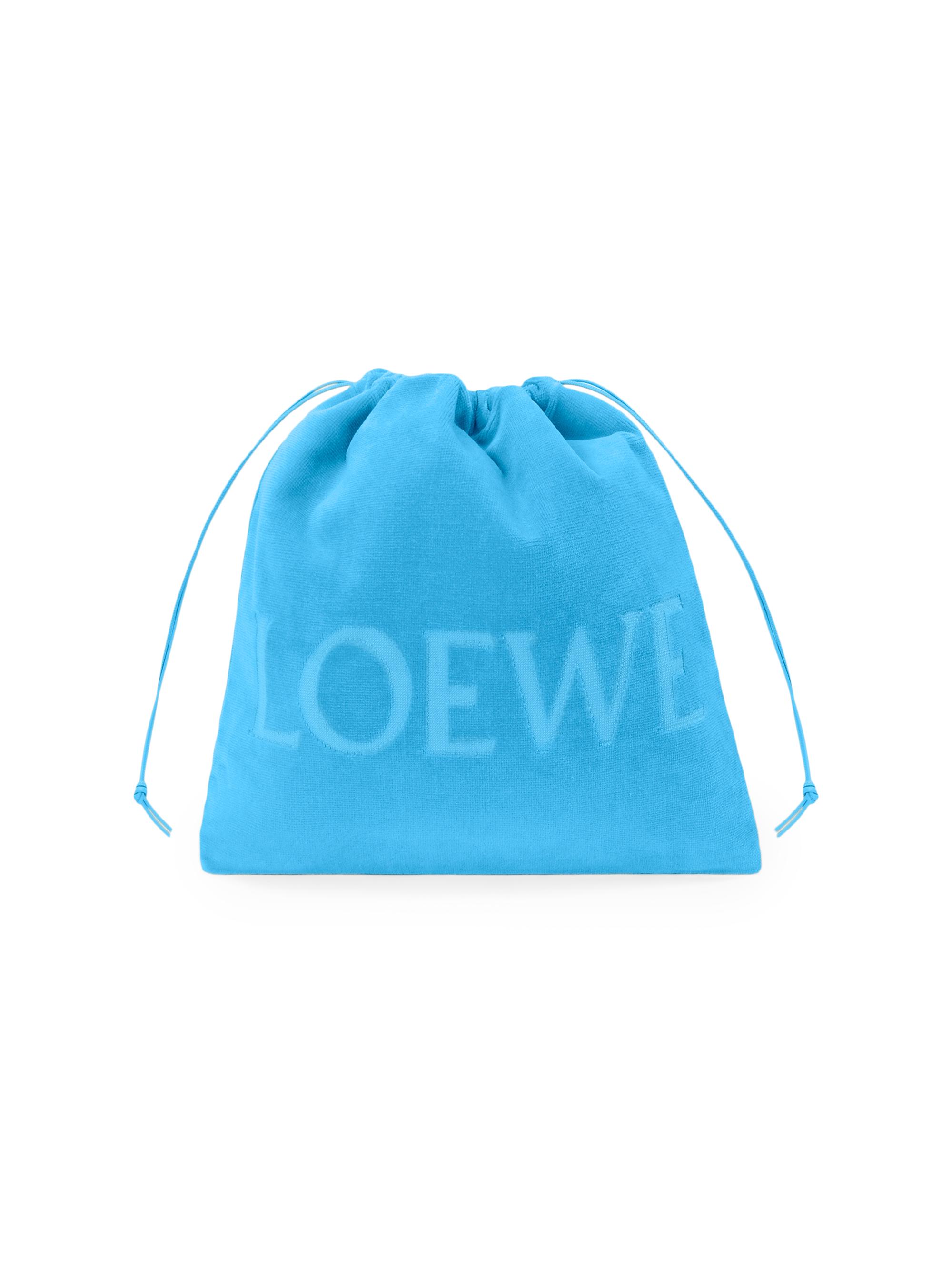 LOEWE Drawstring Pouch Tiles Small ブルー LOEWE - LOEWE Drawstring Pouch Tiles Small ブルー の通販 by