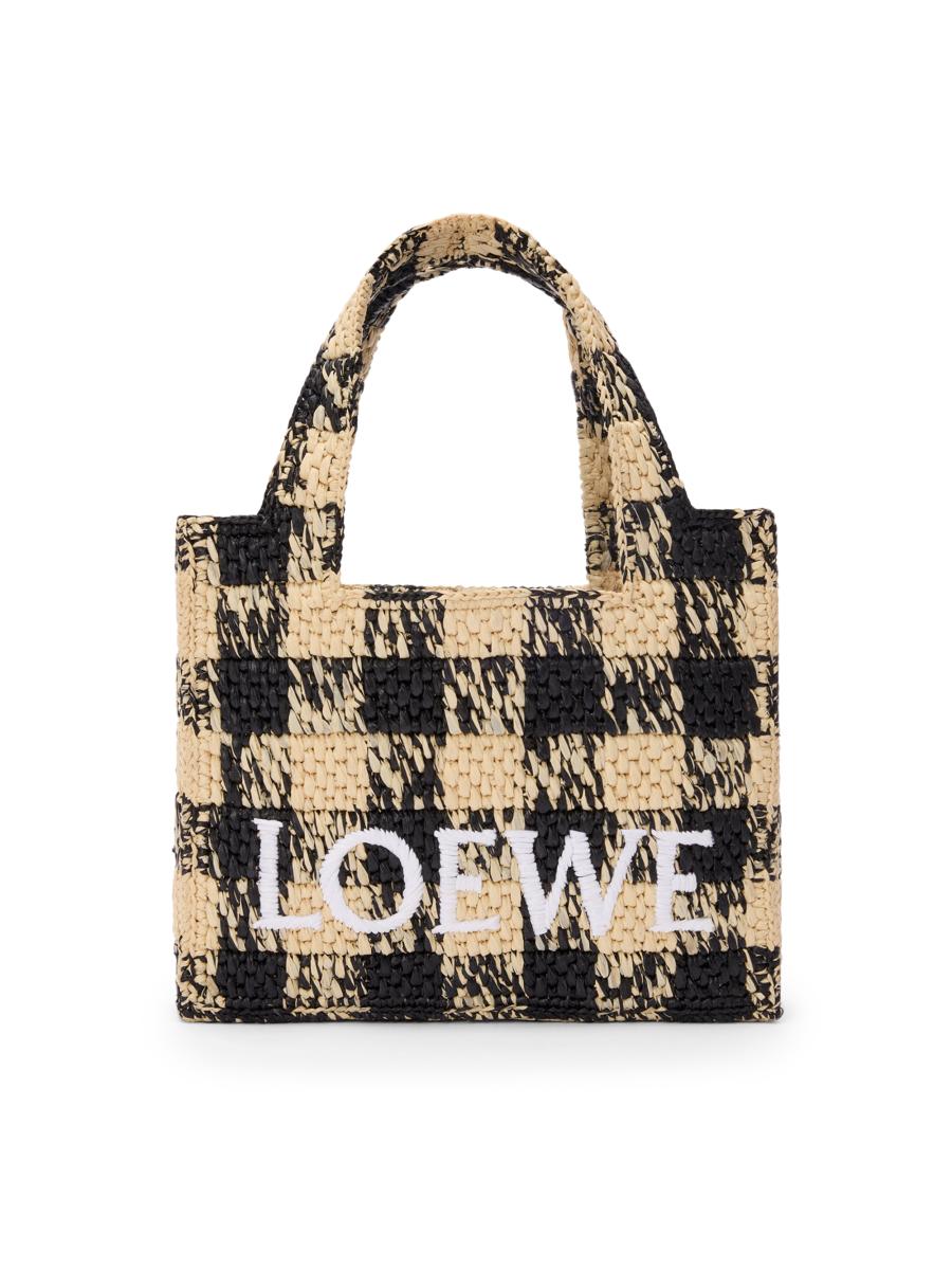 Paula's Ibiza Loewe Font ハンドバッグ LOEWE LOEWE x Paula's Ibiza Font Raffia Tote Bag | Saks