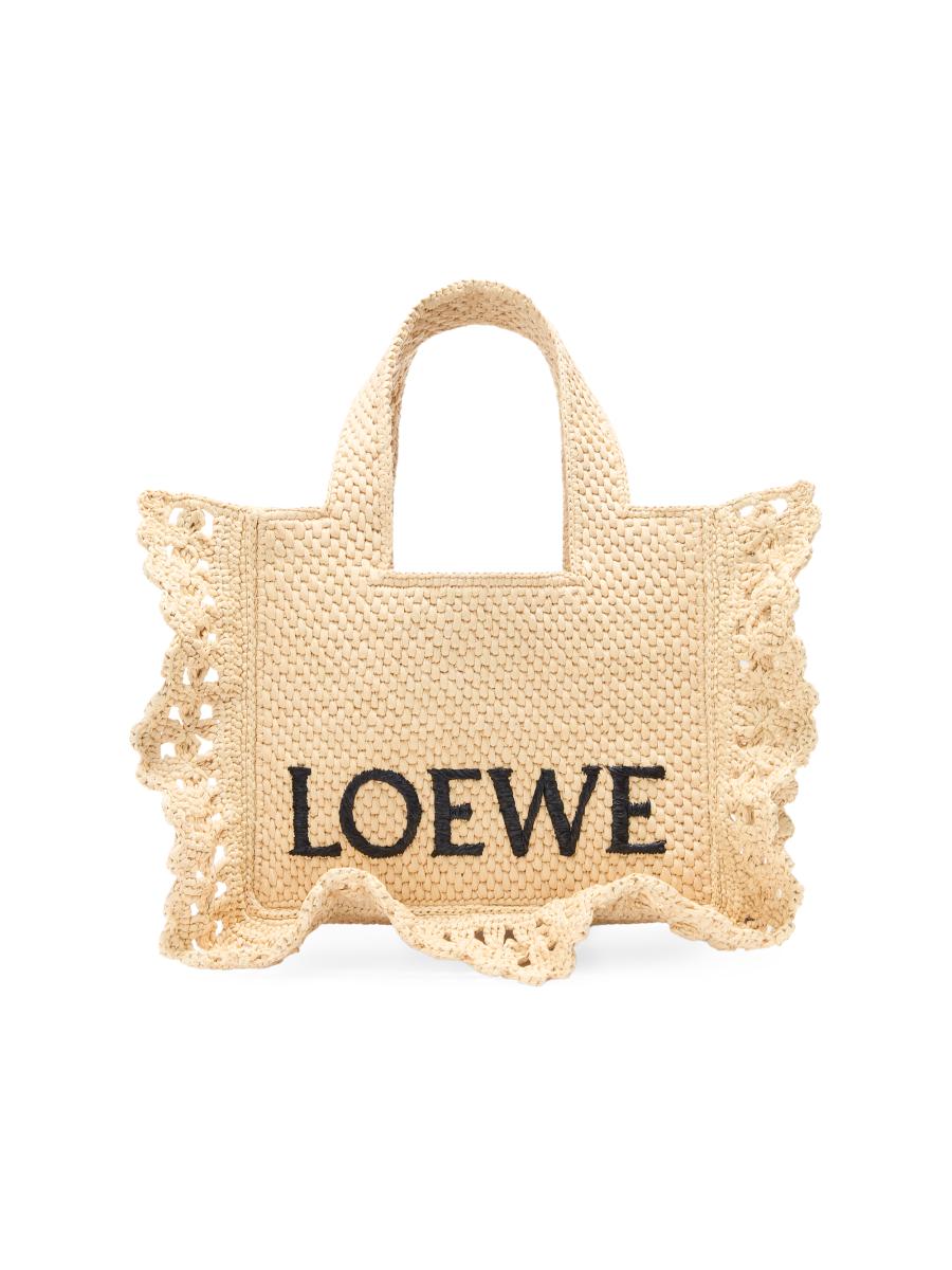 LOEWE  FONT TOTE BAG かごバッグ   国内発送 LOEWEのフォントトートバック (LOEWE/かごバッグ) A685B61X05