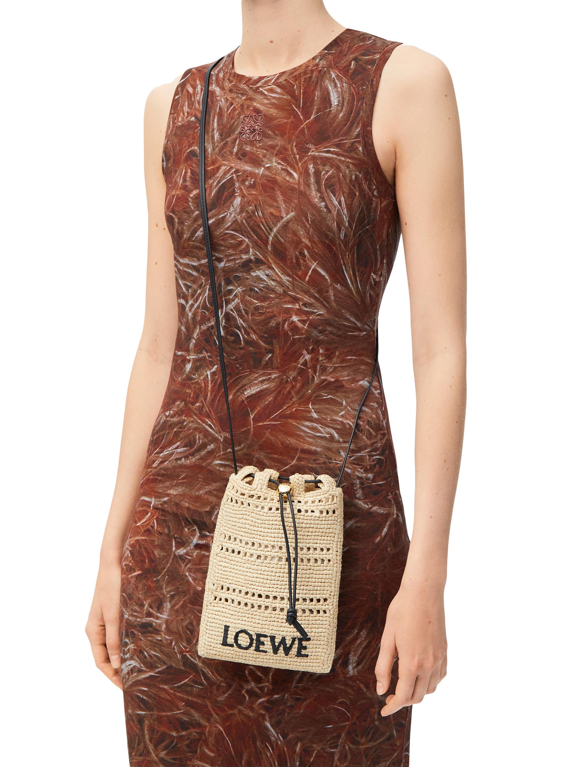 LOEWE LOEWE x Paula's Ibiza Raffia Crossbody Bag | Saks Fifth Avenue