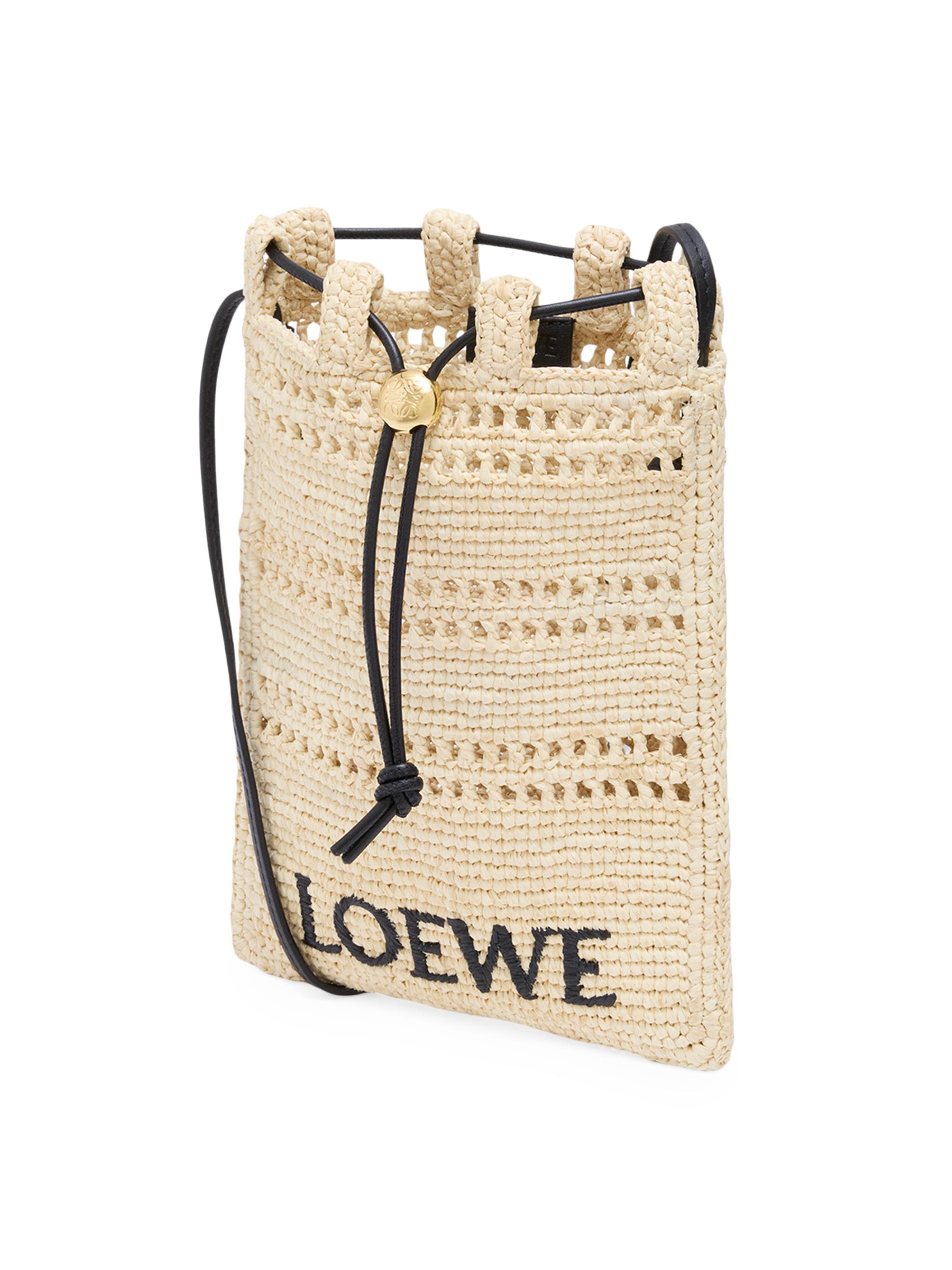 LOEWE LOEWE x Paula's Ibiza Raffia Crossbody Bag | Saks
