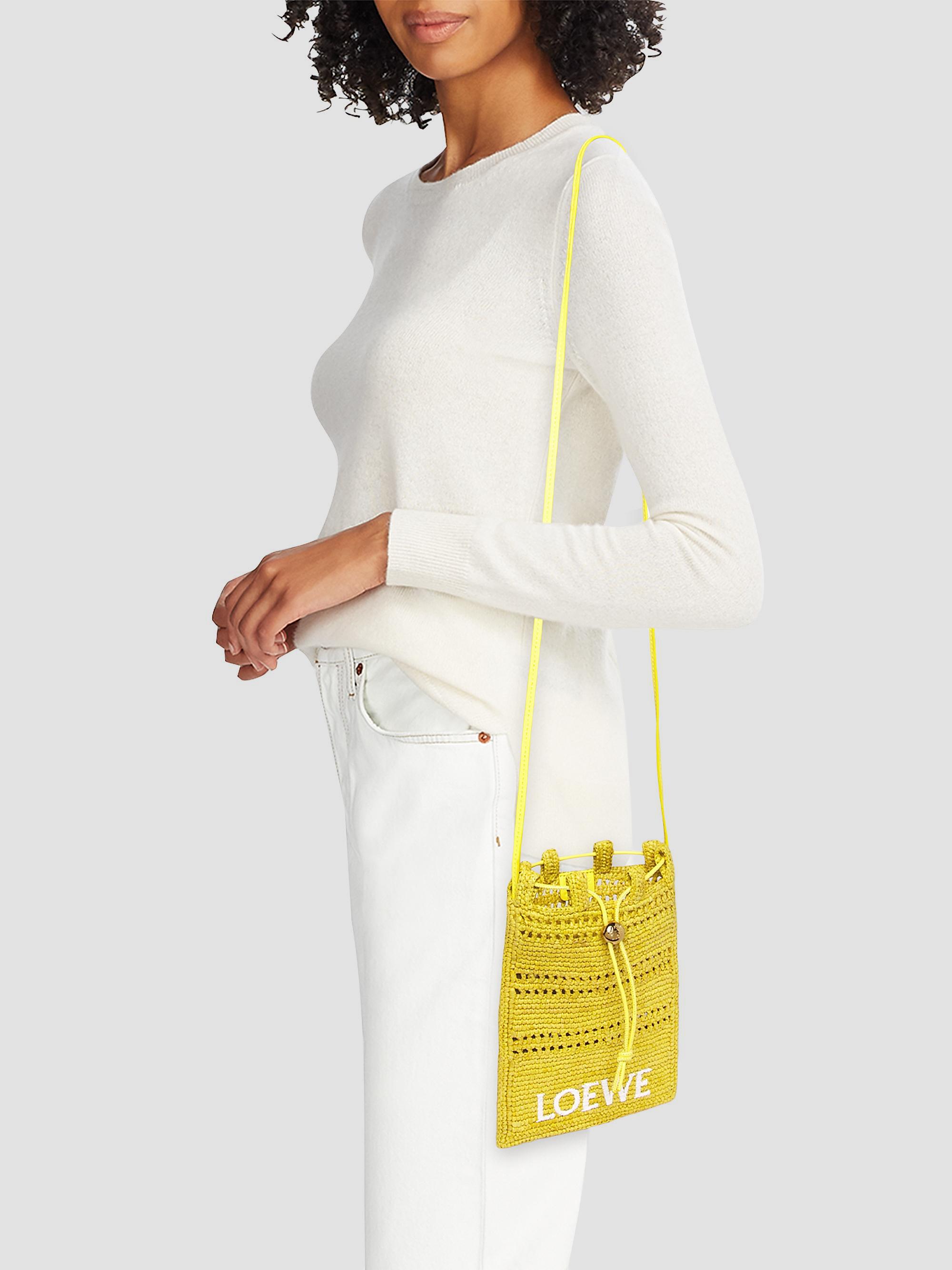 LOEWE LOEWE x Paula's Ibiza Raffia Crossbody Bag | Saks Fifth Avenue
