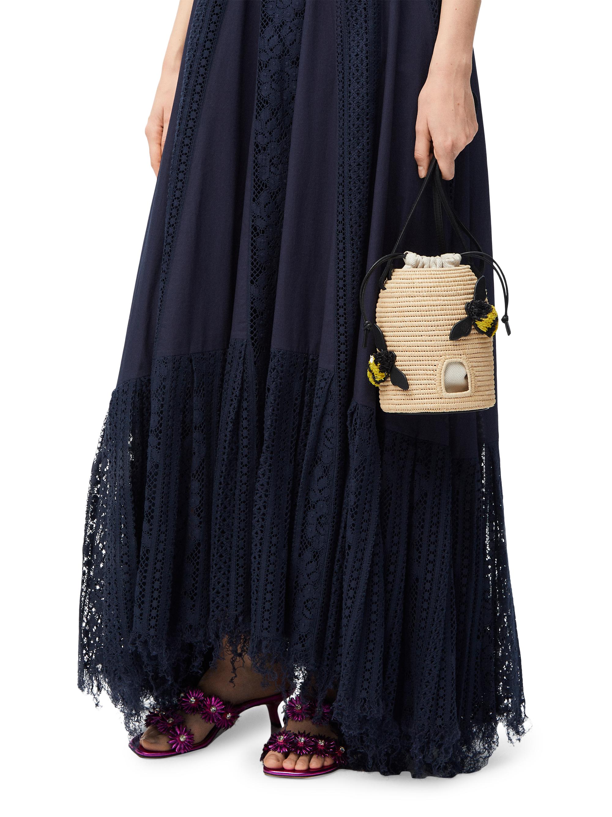 LOEWE LOEWE x Paula's Ibiza Beehive Raffia Bucket Bag | Saks Fifth