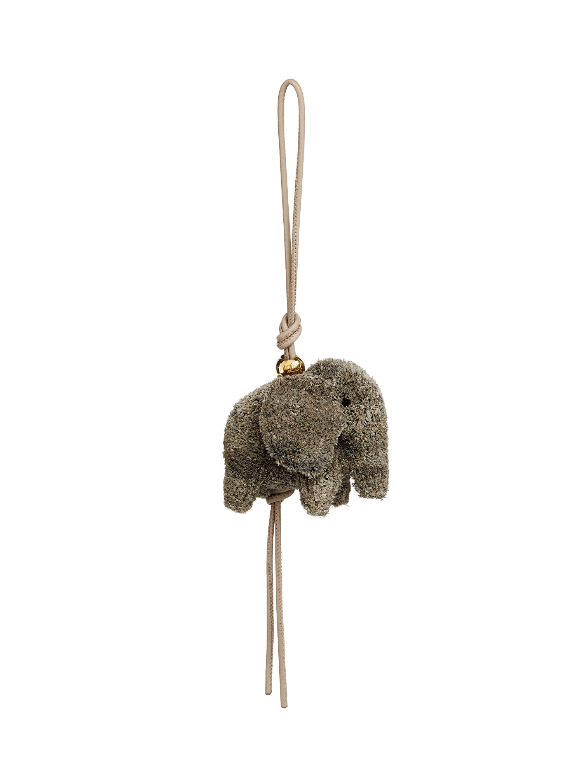 小物 LOEWE elephant charm BLACK Loewe Elephant Charm in Black | FWRD