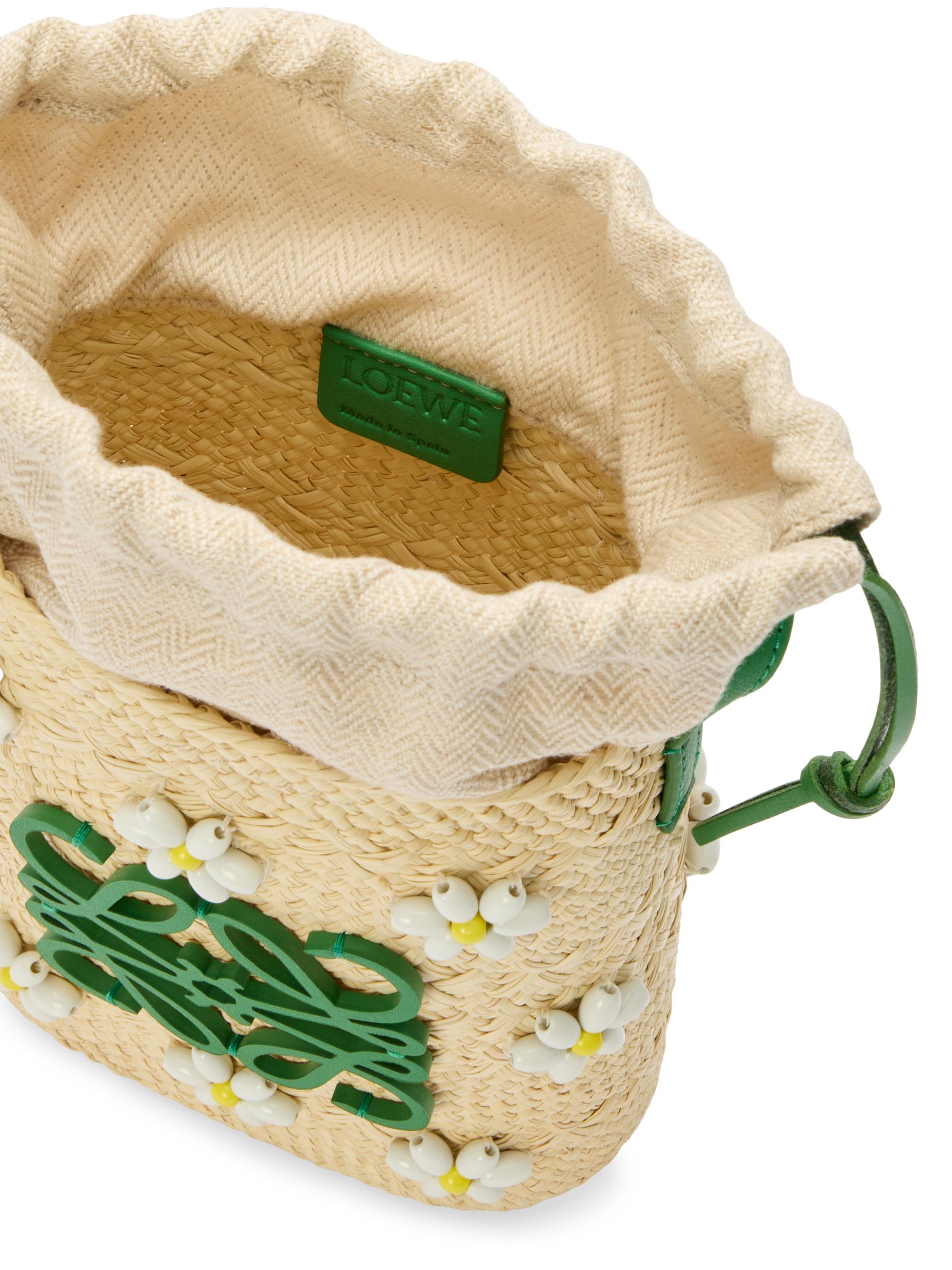 LOEWE LOEWE x Paula's Ibiza Anagram Flower Pocket Bucket Bag