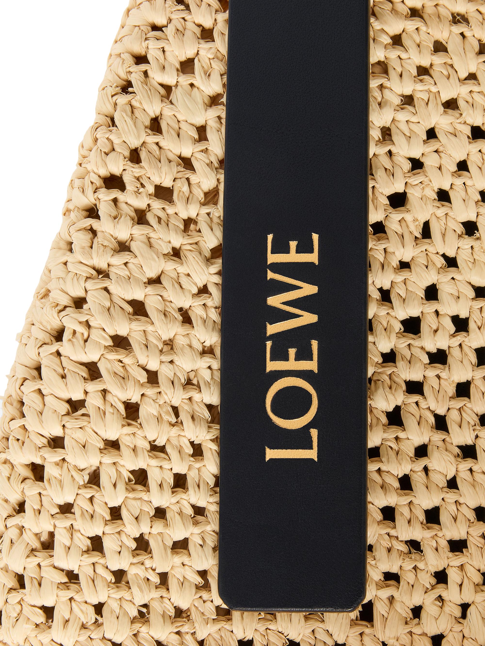 LOEWE LOEWE x Paula's Ibiza Small Punch Hole Raffia Hobo Bag