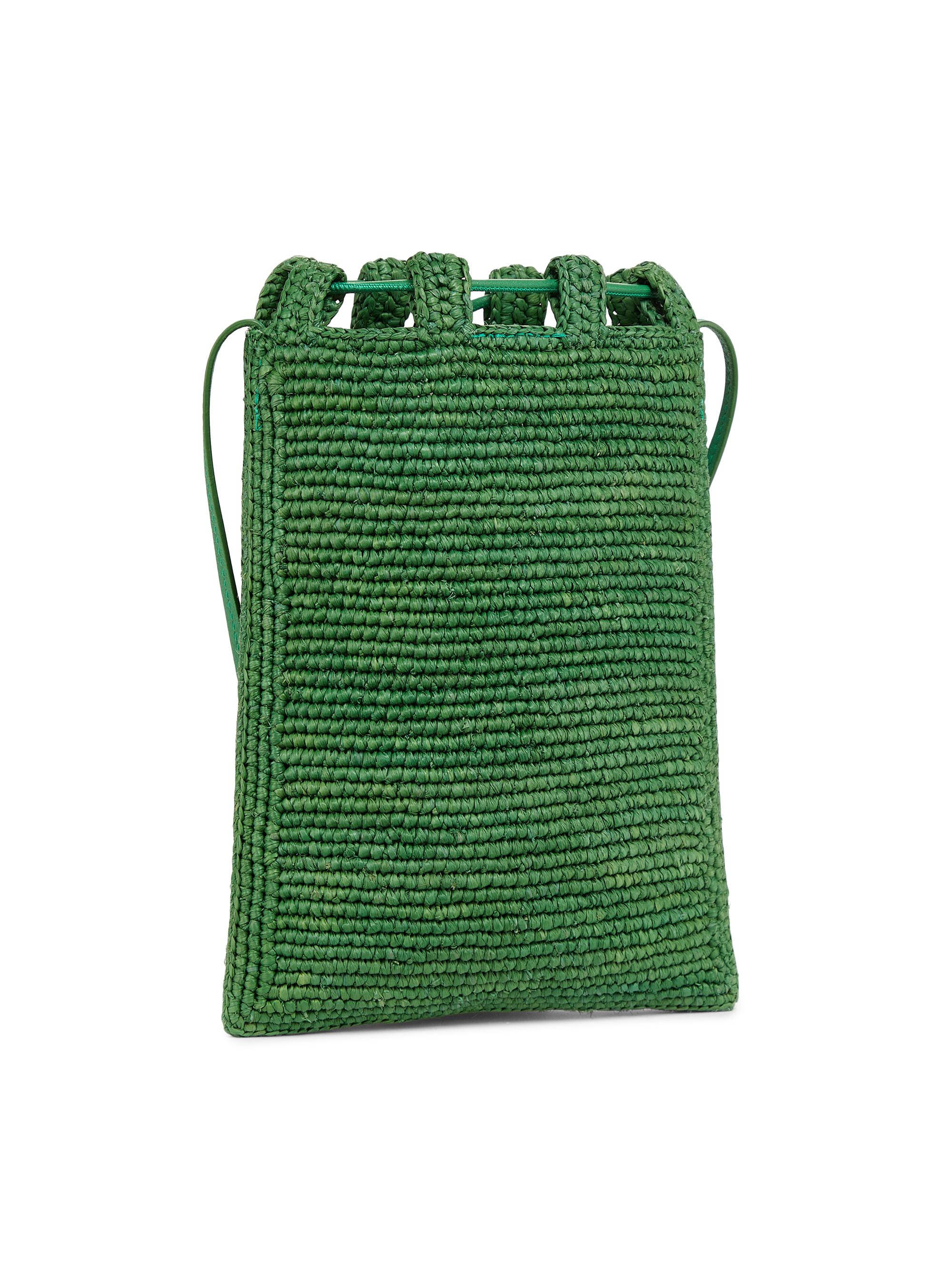 【希少】LOEWE × Paula's Ibiza ウエストポーチ 総柄 Loewe x Paula's Ibiza Strawberry Applique Raffia Pouch Bag