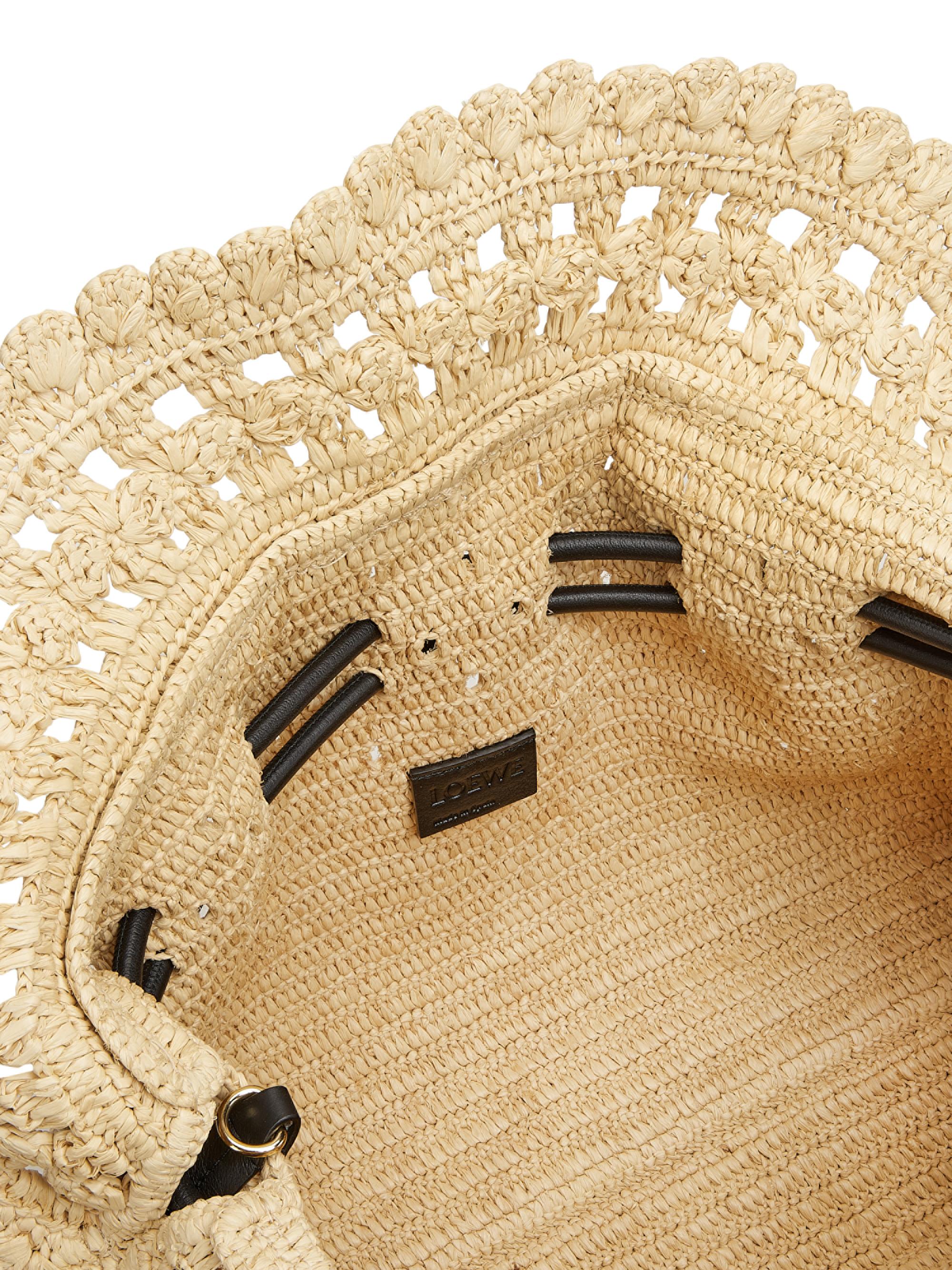 LOEWE LOEWE x Paula's Ibiza Flamenco Raffia Clutch | Saks Fifth Avenue