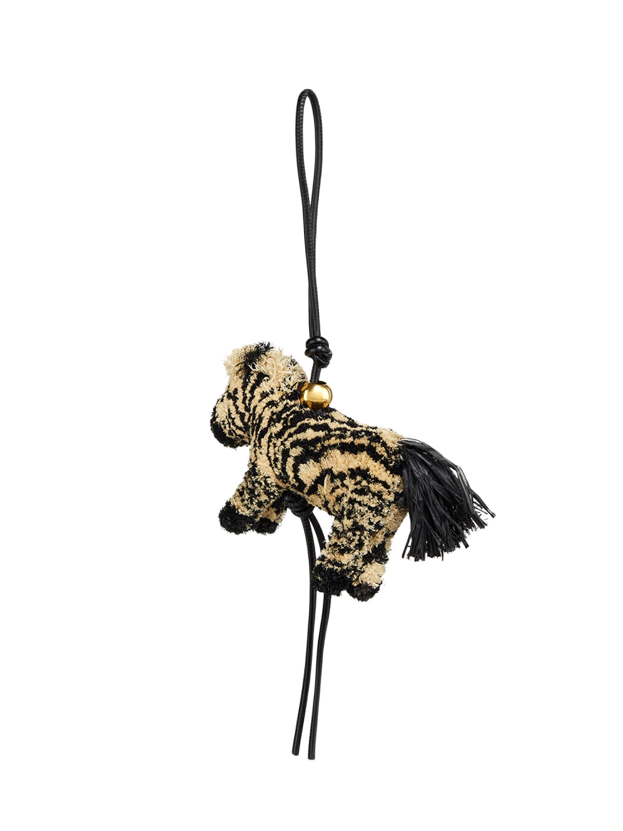 LOEWE LOEWE x Paula's Ibiza Raffia & Leather Zebra Charm | Saks