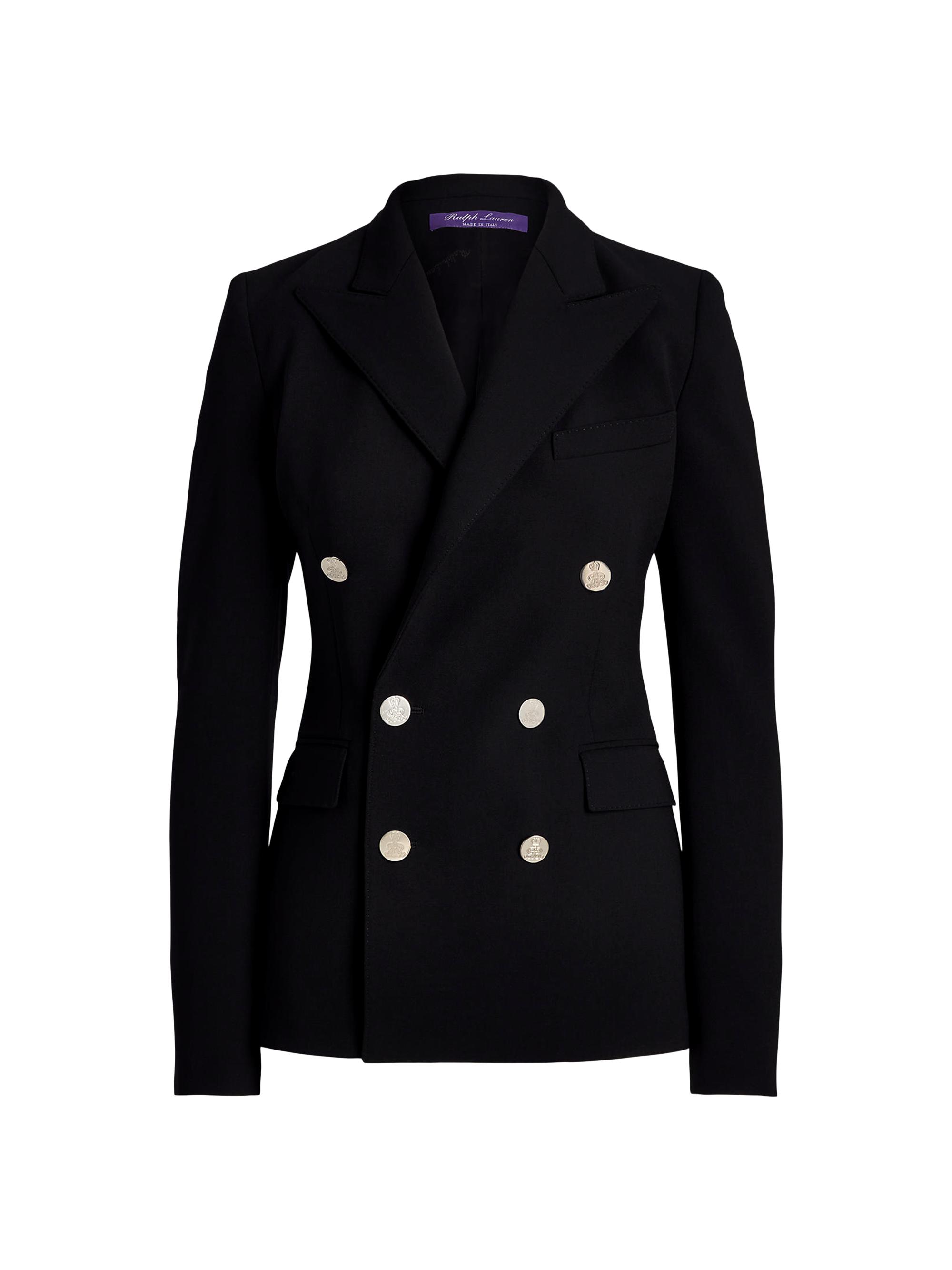 Ralph Lauren Collection Women's Camden Cashmere Double-Breasted Jacket - Black