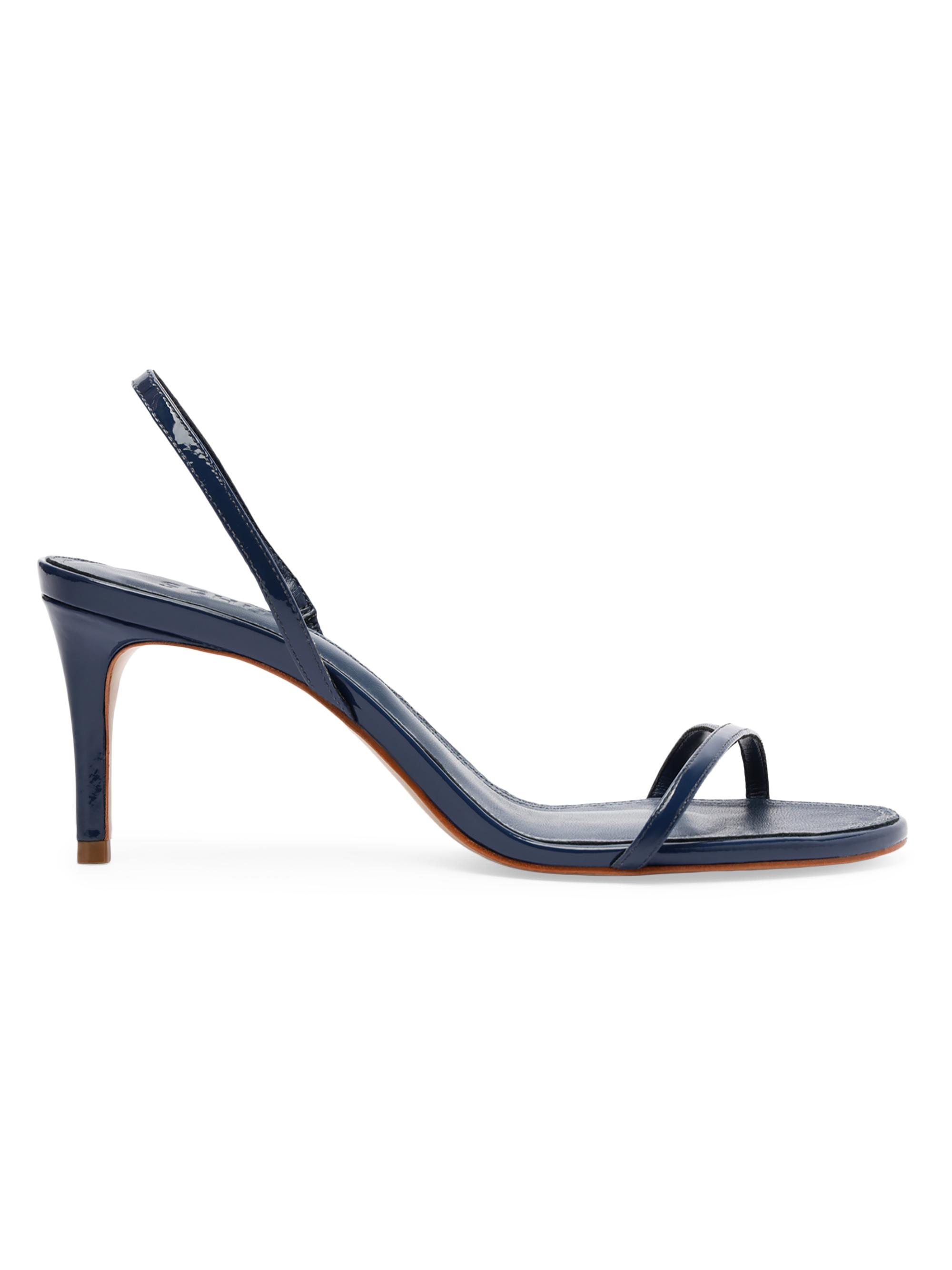Schutz Diana Leather 75MM Mid Sandals | Saks Fifth Avenue